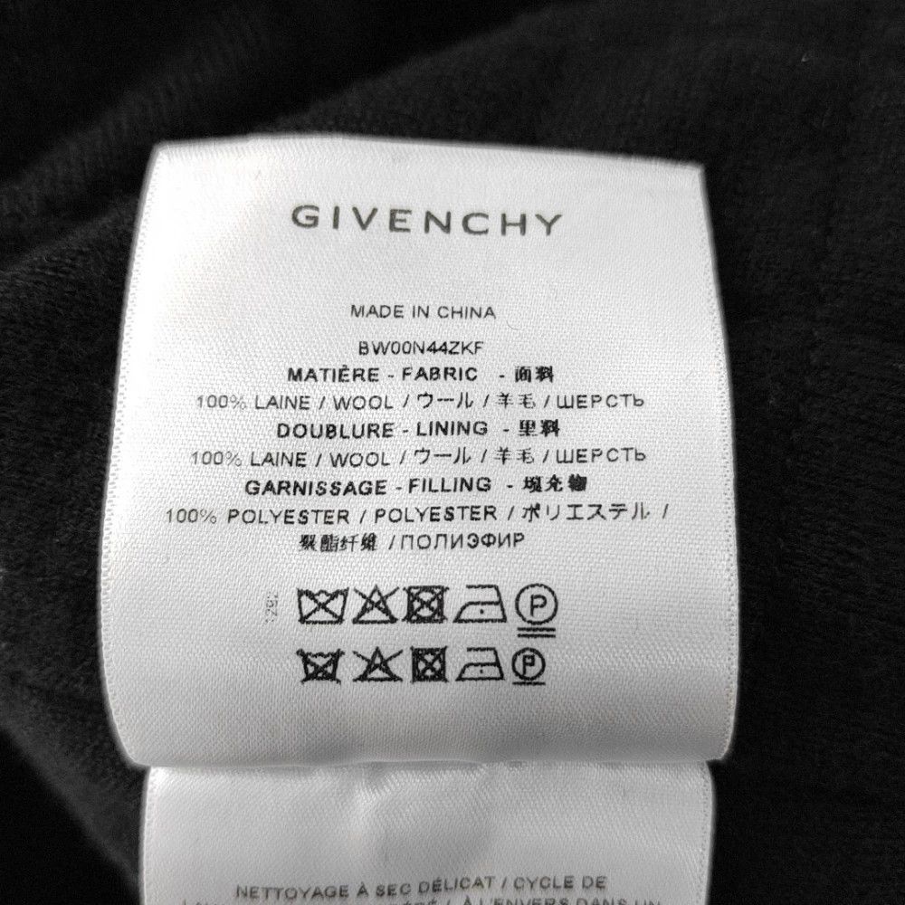 Givenchy GIVENCHY Black Wool Puffer Coat S Size US S / EU 44-46 / 1 - 3 Thumbnail