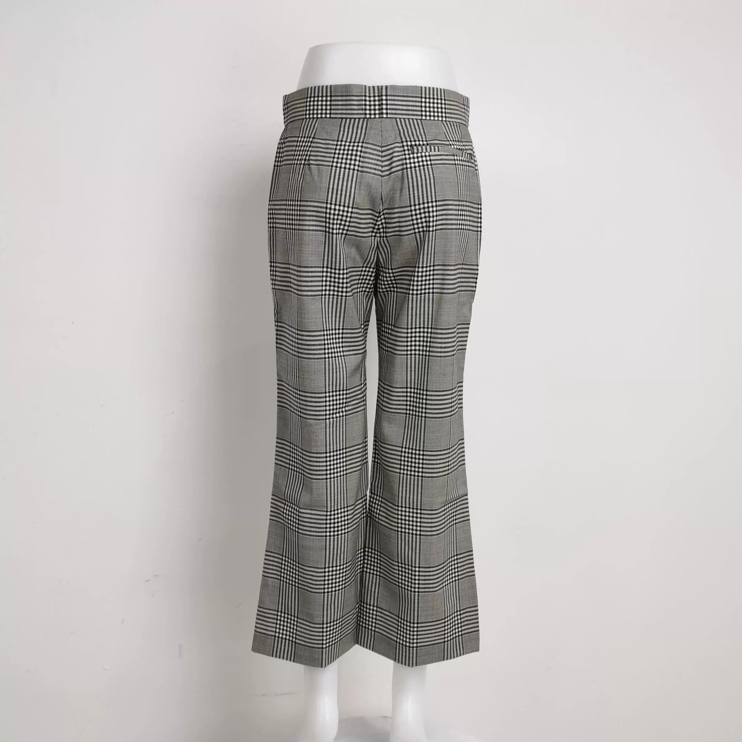 MSGM MSGM Wool Color-Block Plaid Trousers Size 40" / US 18 - 2 Thumbnail