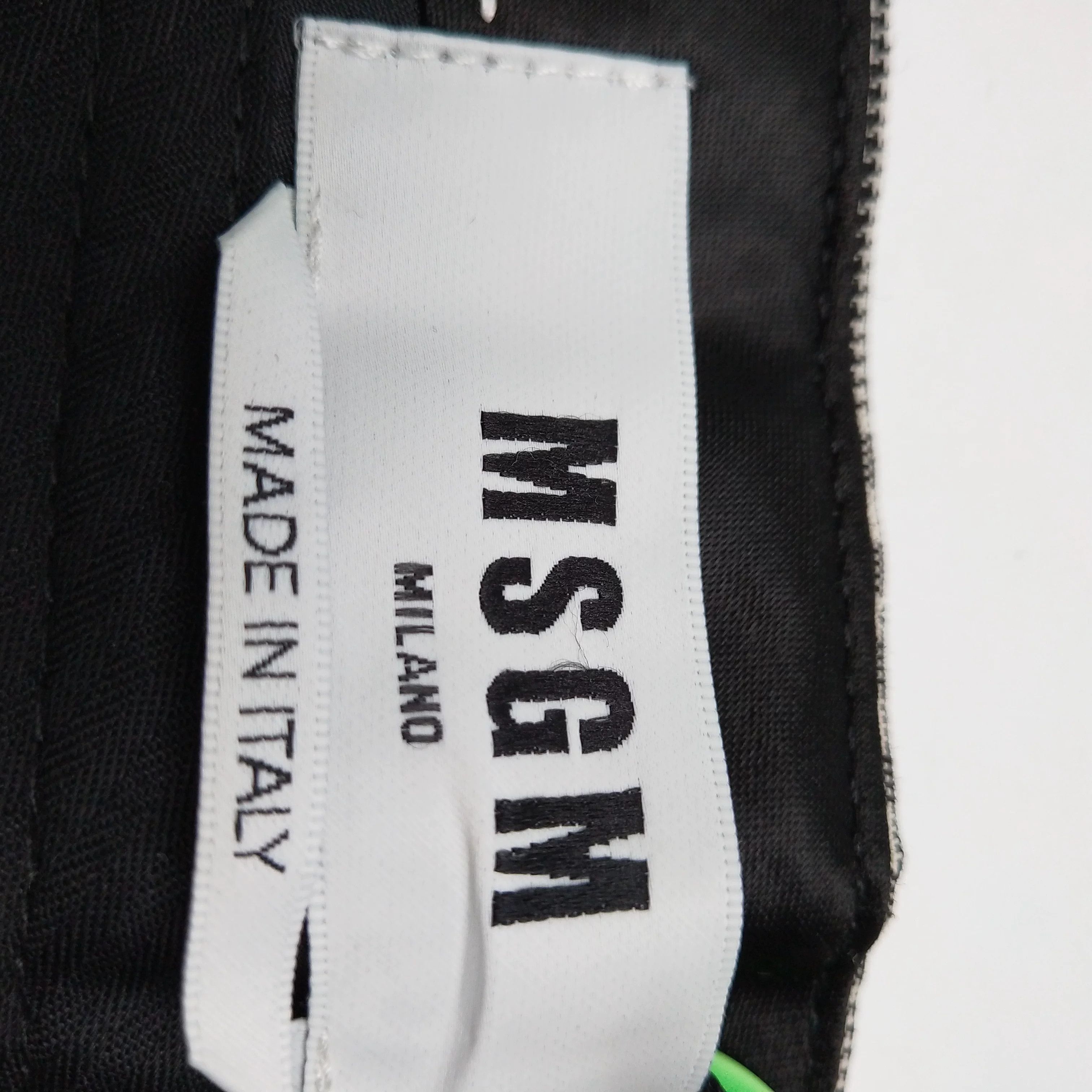 MSGM MSGM Wool Color-Block Plaid Trousers Size 40" / US 18 - 4 Thumbnail
