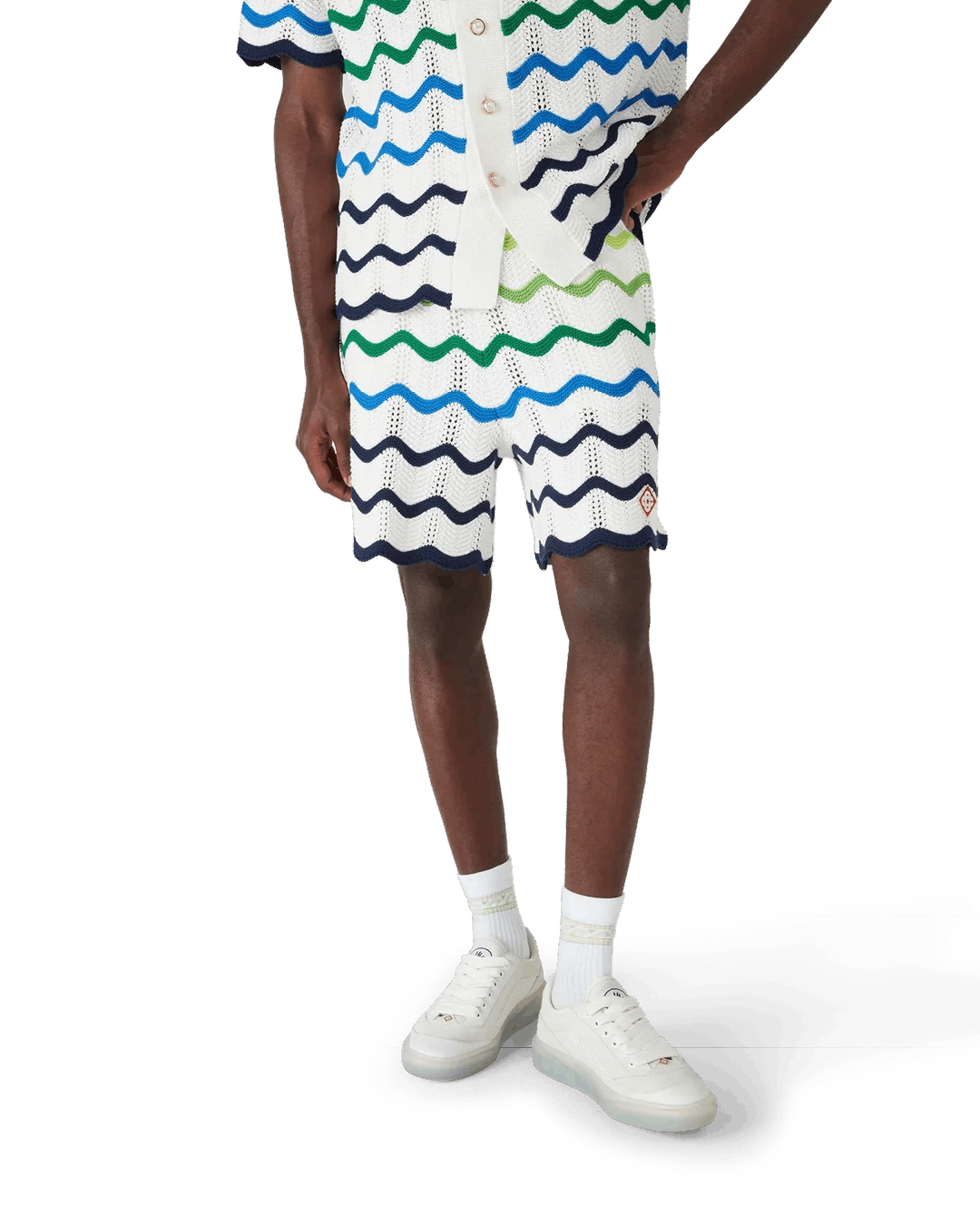 Casablanca Wave Knitted Shorts Size US 36 / EU 52 - 4 Thumbnail