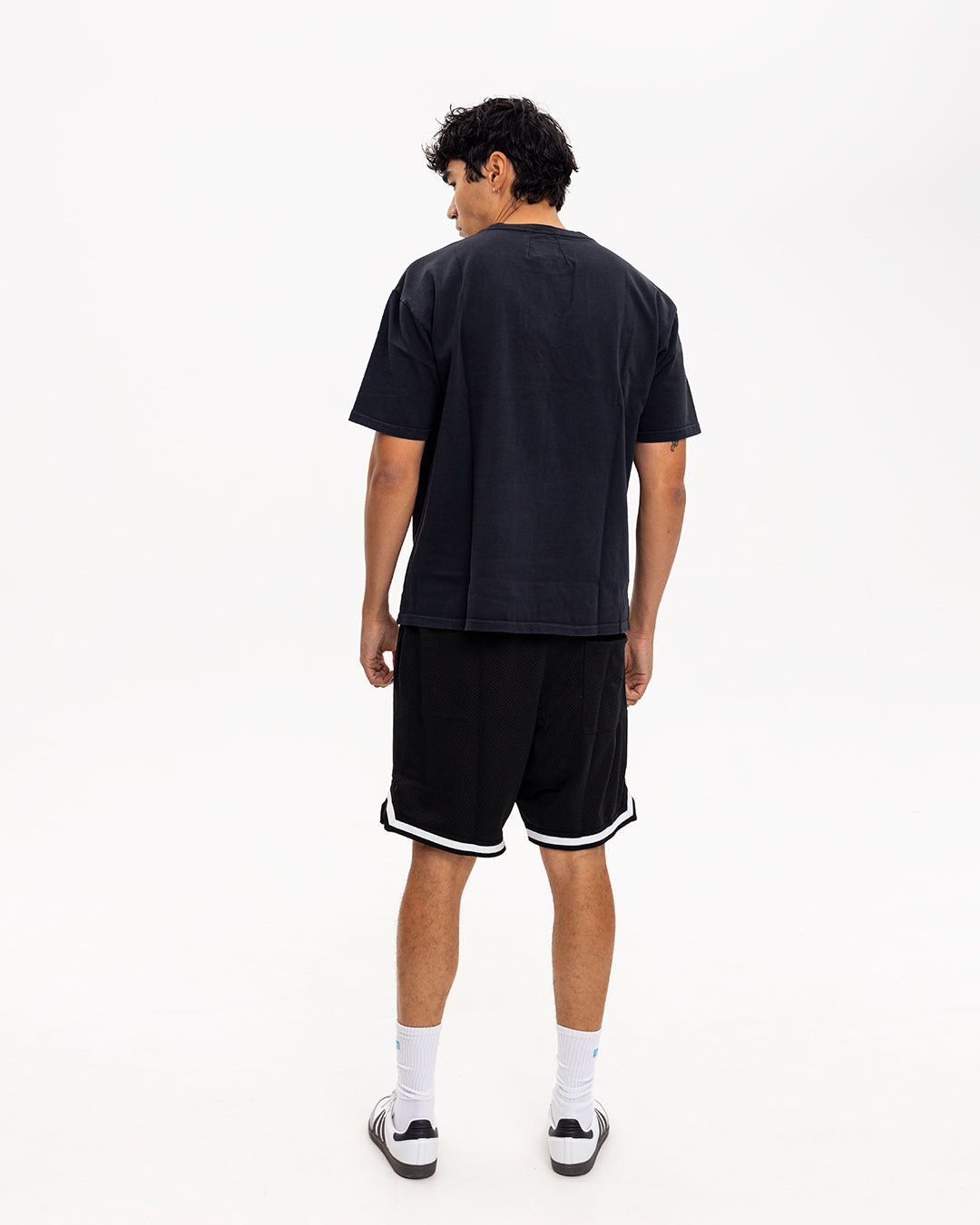 Rhude Collegiate Basketball Shorts Black White Size US 28 / EU 44 - 3 Thumbnail