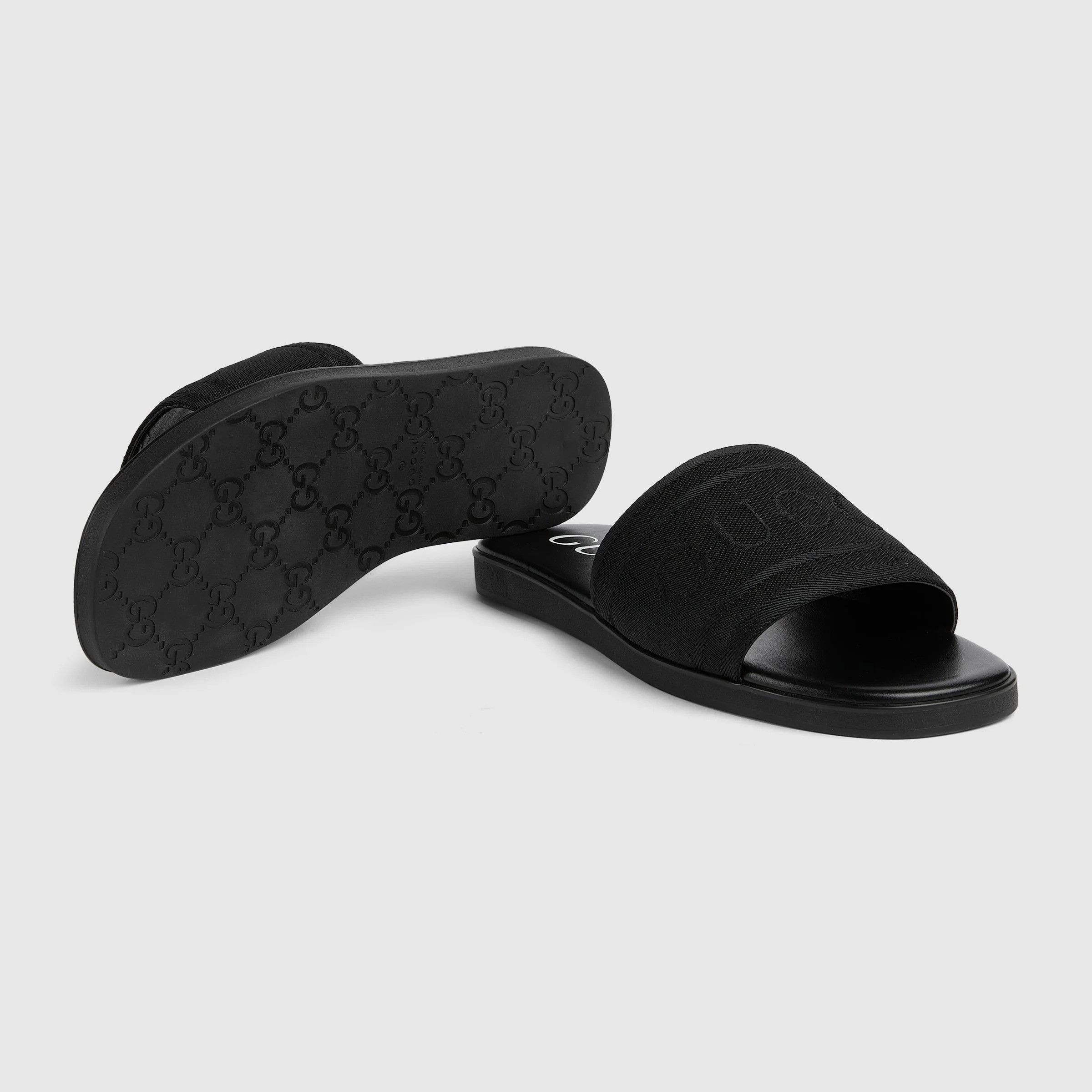 Gucci Gucci Logo Slides Sandals 6 Men - USA Duties Paid Size US 6.5 / EU 39-40 - 3 Thumbnail