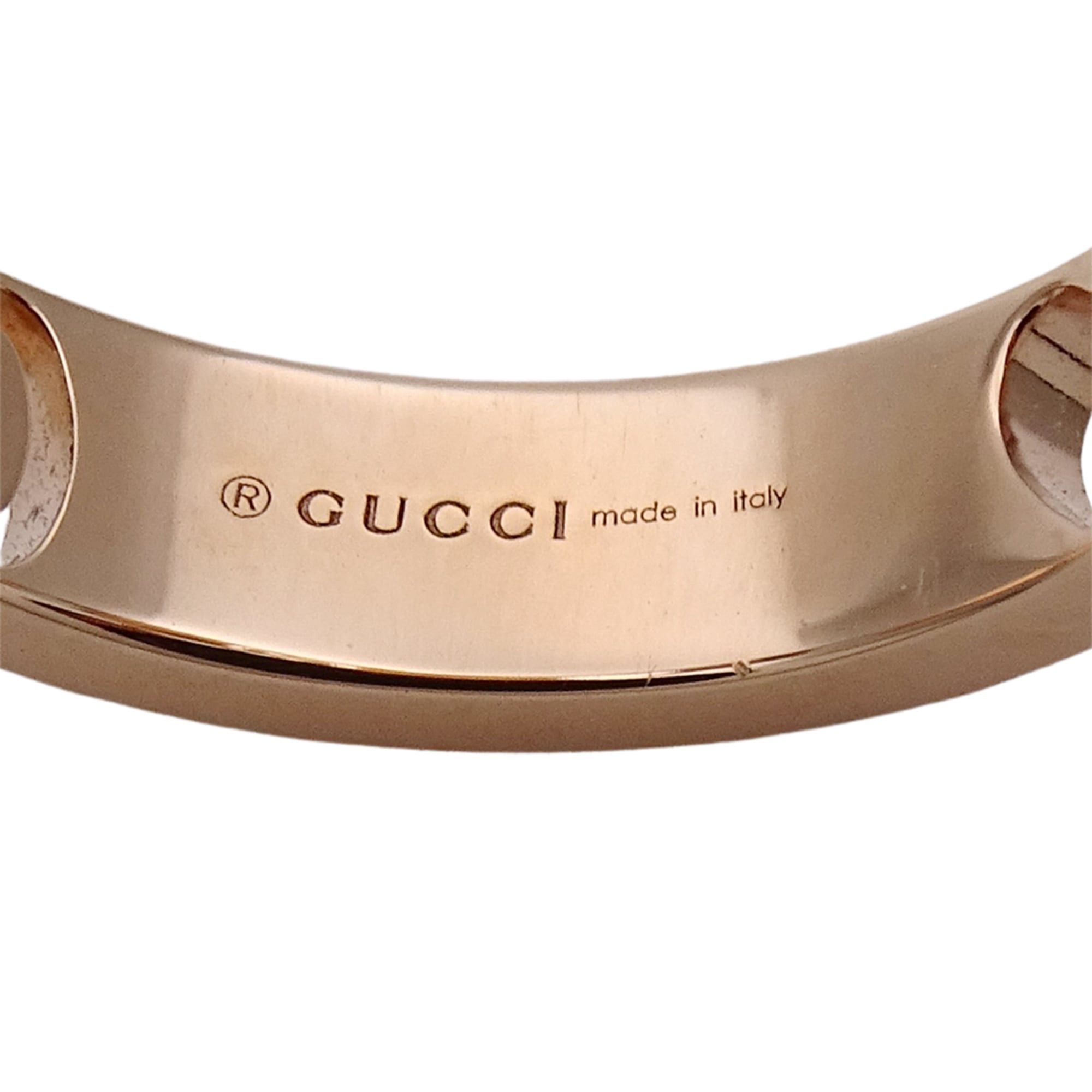 Gucci Gucci ring for women, brand name ring, 750PG (pink gold), Icon, heart, star, size #10 (approx.), jewelry. Size ONE SIZE - 5 Thumbnail