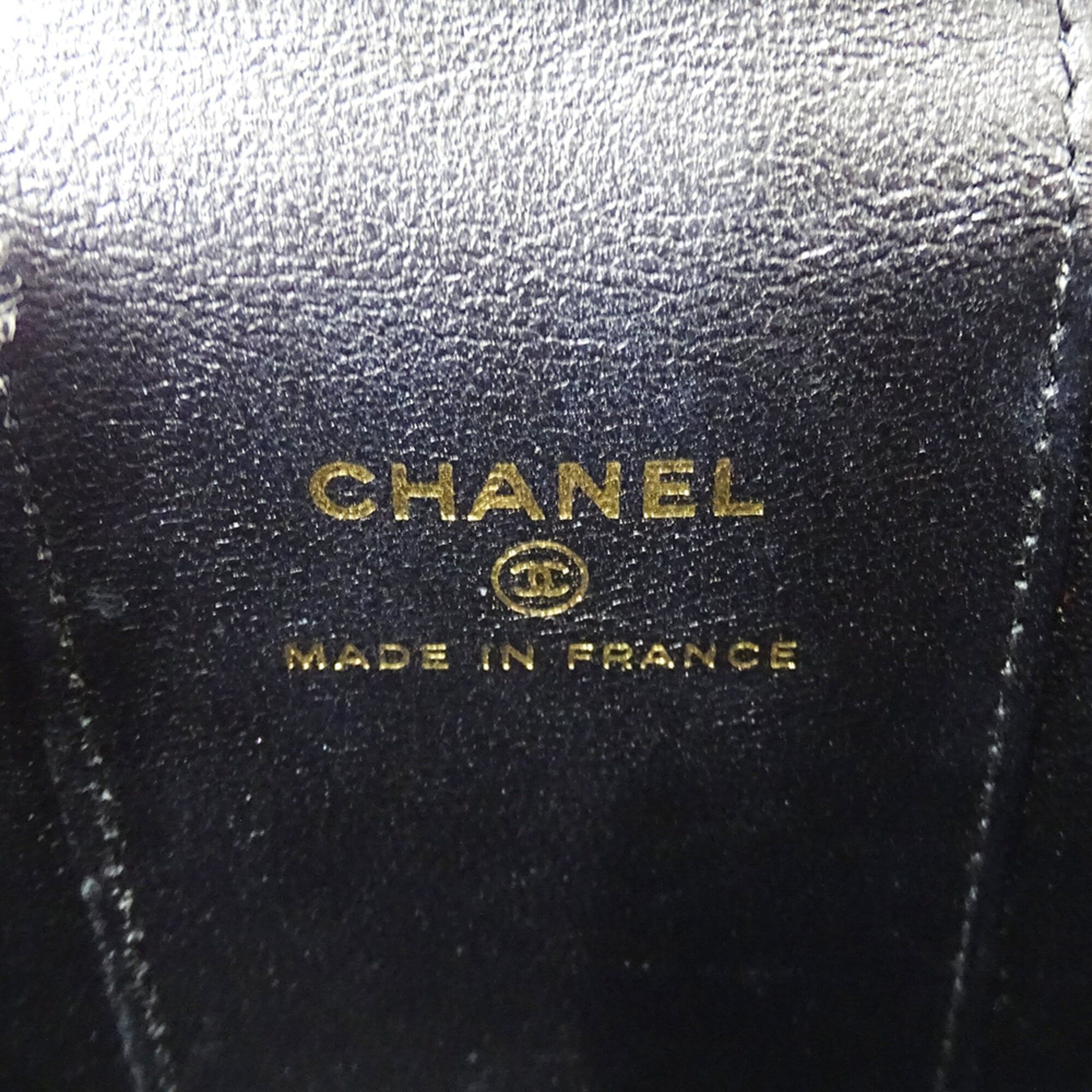 Chanel Chanel Matelassé handbag for women, brand shoulder bag, lambskin, black, gold hardware, black chain shoulder, vanity case, playing card suit. Size ONE SIZE - 6 Thumbnail