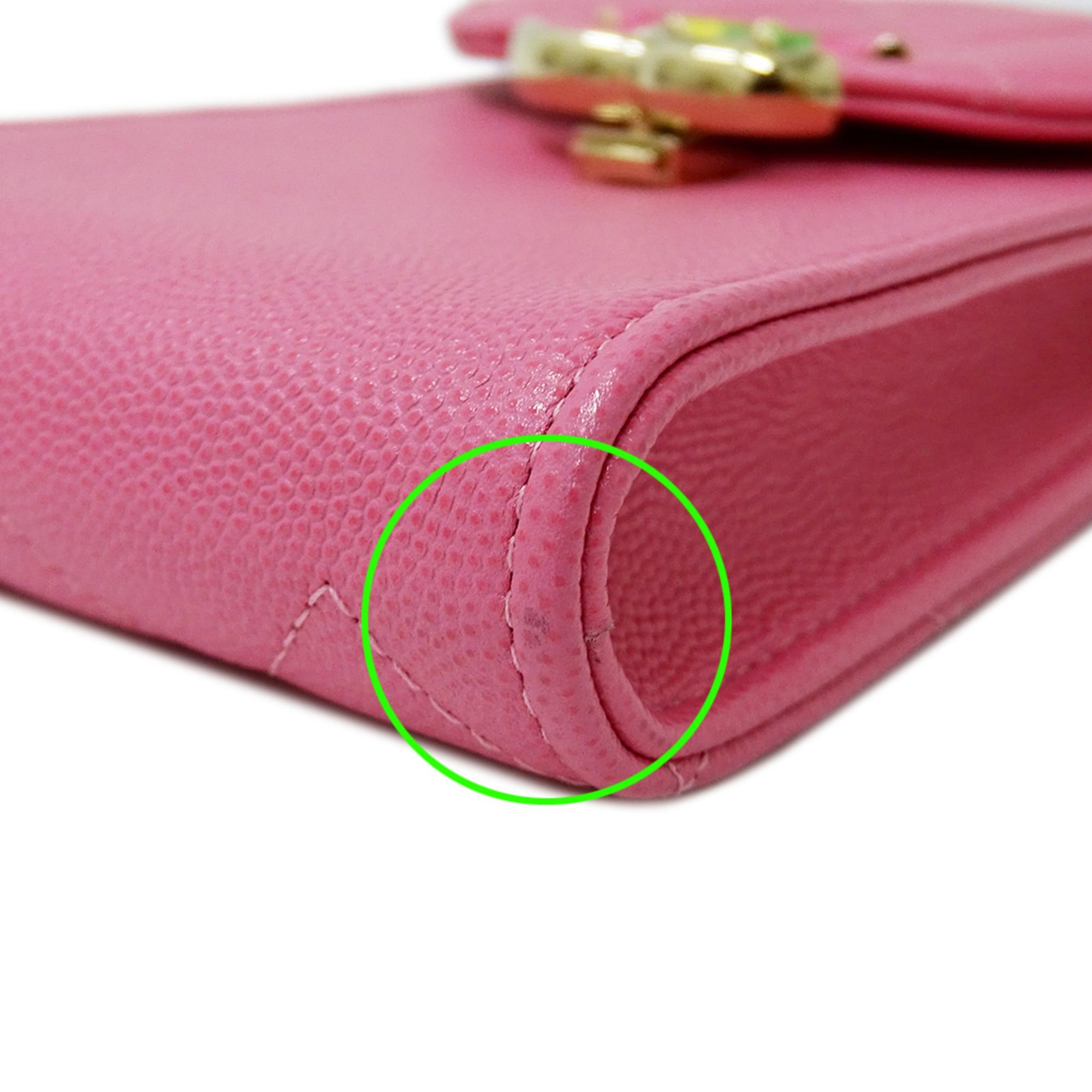 Chanel Chanel Matelassé handbag for women, brand shoulder bag, smartphone strap, caviar leather, pink, gold hardware, pouch, chain strap. Size ONE SIZE - 9 Thumbnail