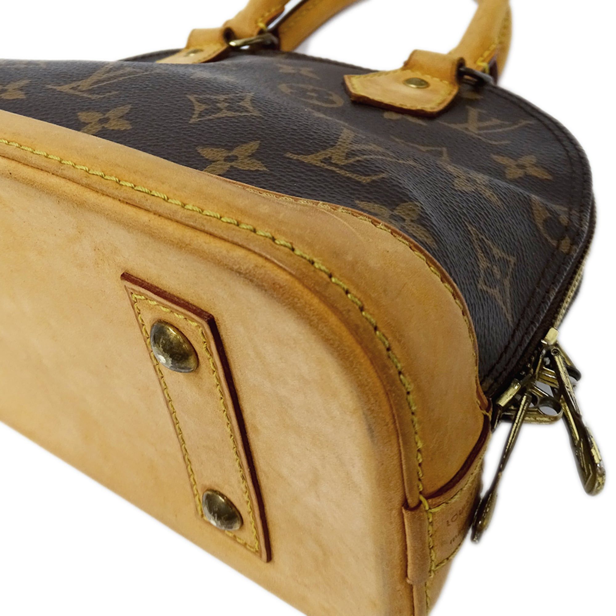 Louis Vuitton Louis Vuitton handbag, Monogram, women's, brand, handbag/shoulder bag, 2-way, Alma BB M53152, brown, mini bag Size ONE SIZE - 11 Thumbnail