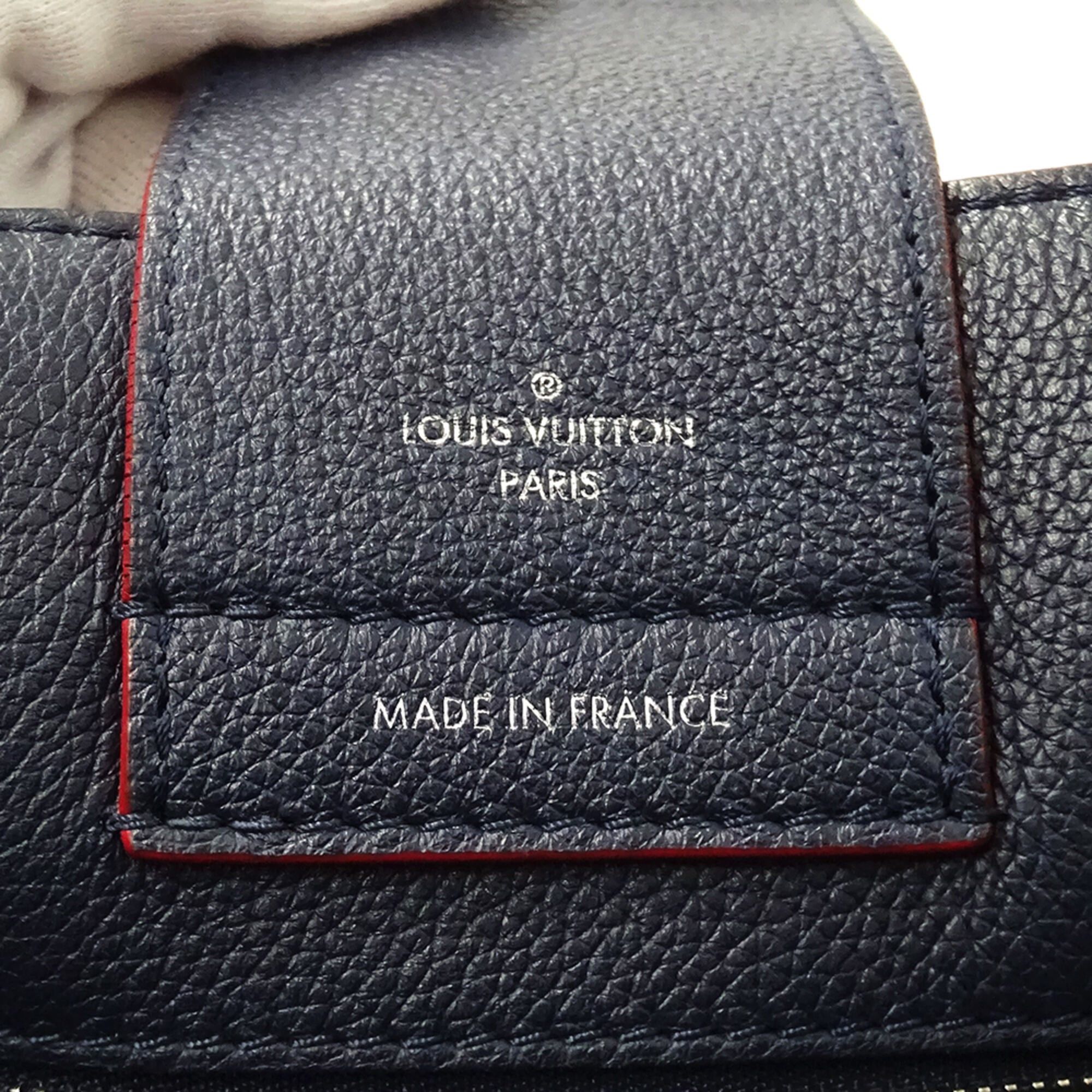 Louis Vuitton Louis Vuitton Women's Handbag, Brand Handbag/Shoulder Bag, 2-way, Lockme Day Leather, Marine Rouge M53645 Navy Size ONE SIZE - 6 Thumbnail