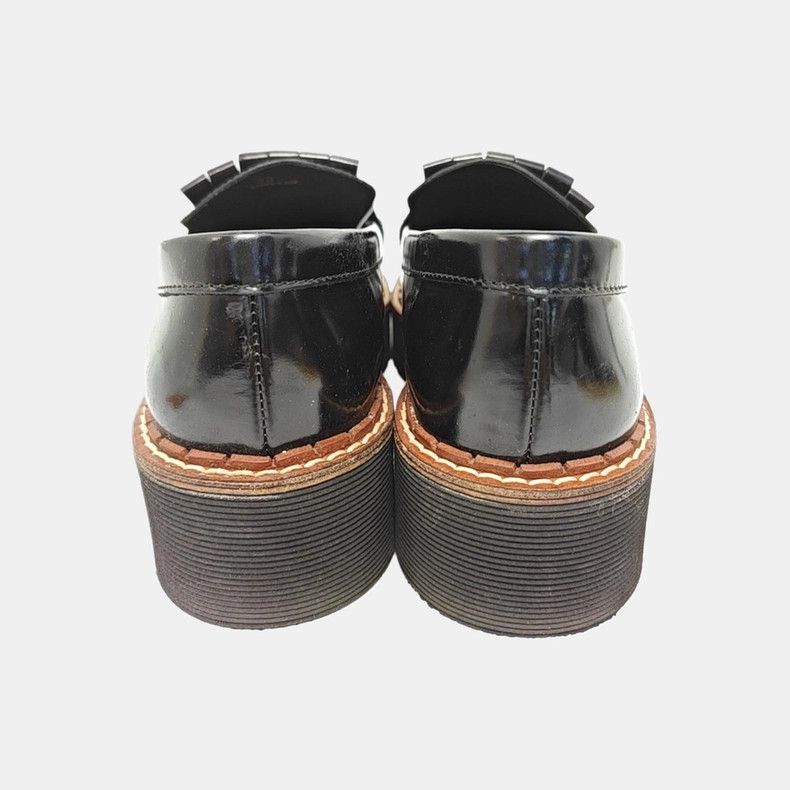 Tod's TOD'S Black Leather Sporty Casual Shoes Size US 8 / IT 38 - 3 Thumbnail