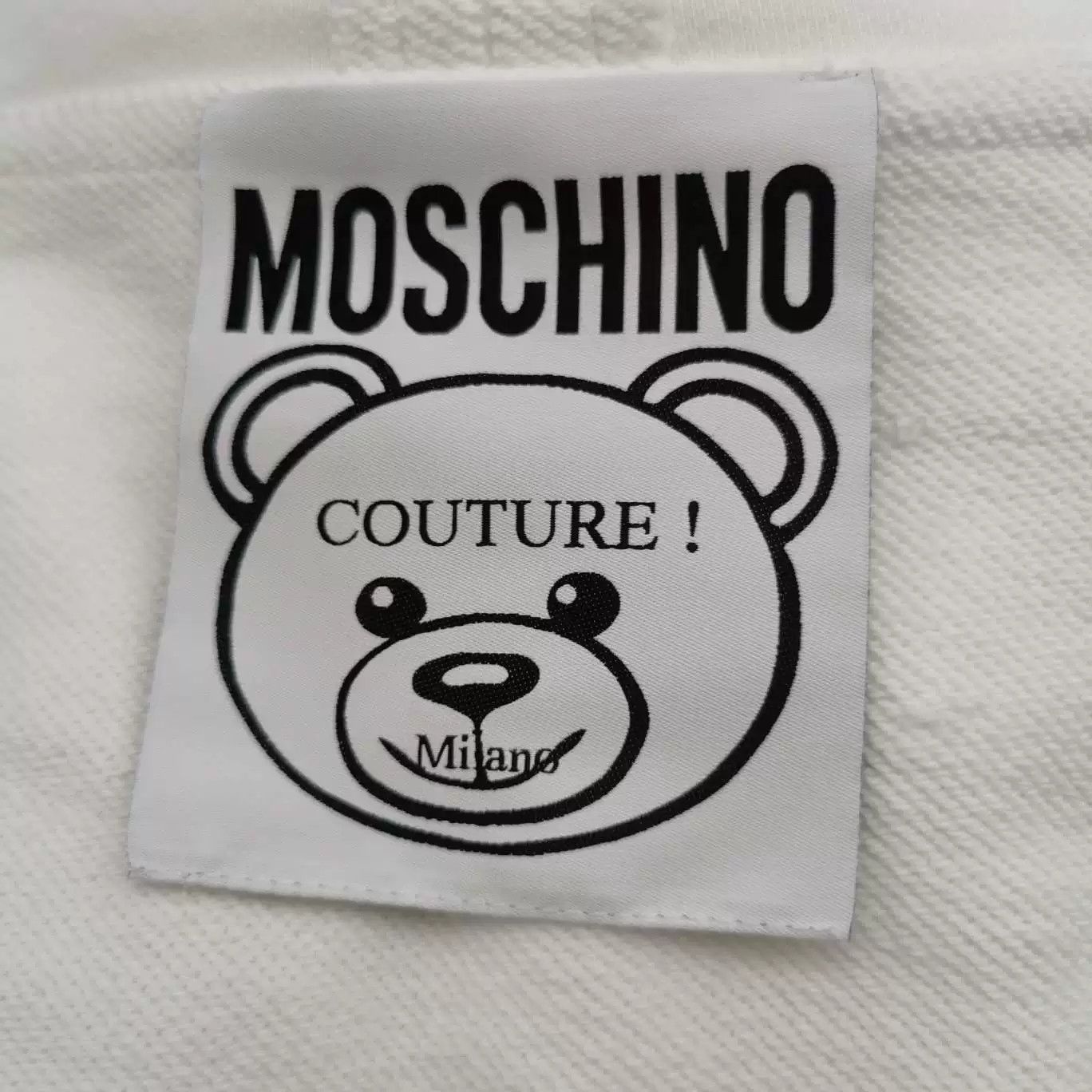 Moschino Moschino Cotton Bear Print Hoodie Size XS / US 0-2 / IT 36-38 - 5 Thumbnail