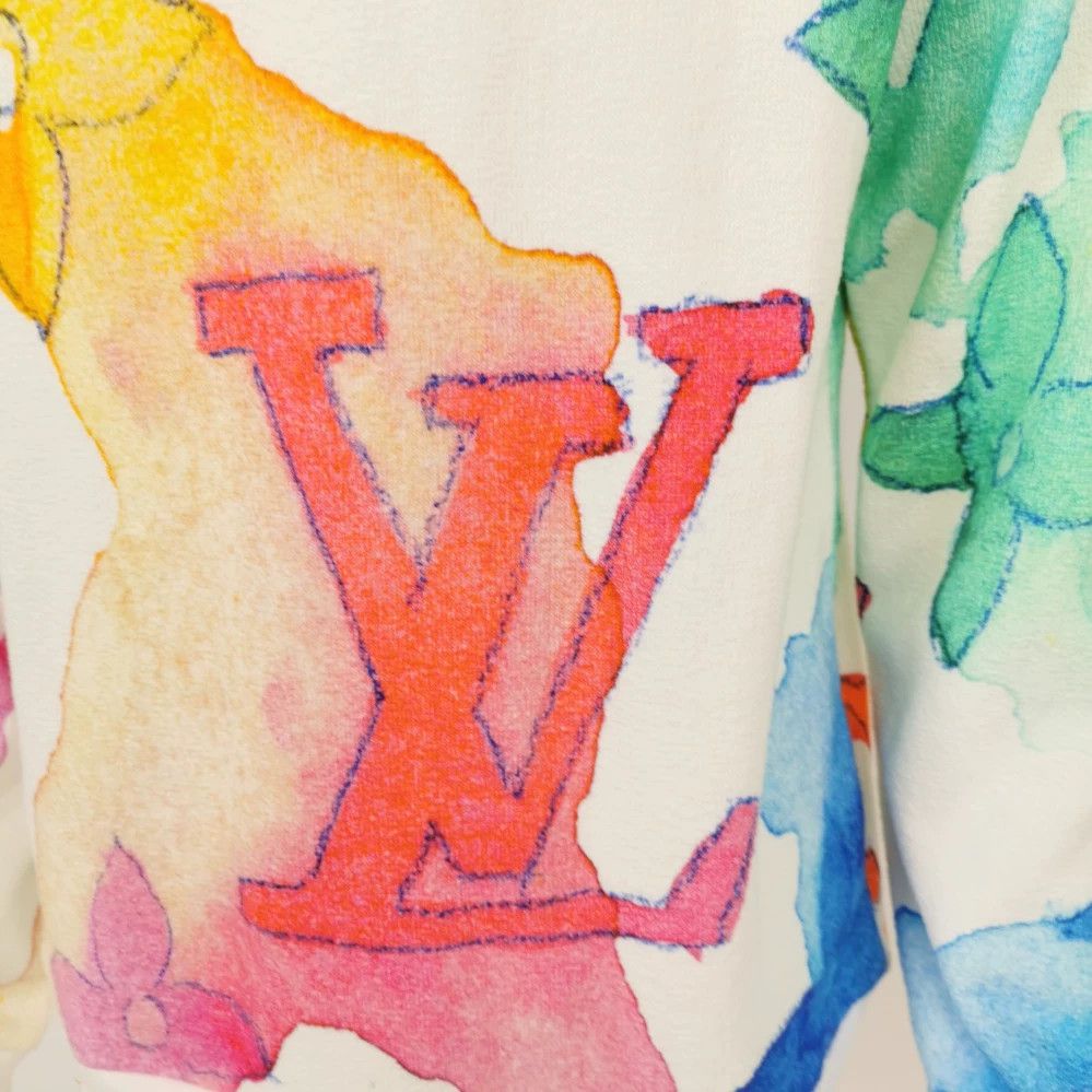 Louis Vuitton Louis Vuitton Colorblock LV Logo Crewneck Sweatshirt L Size US L / EU 52-54 / 3 - 3 Thumbnail