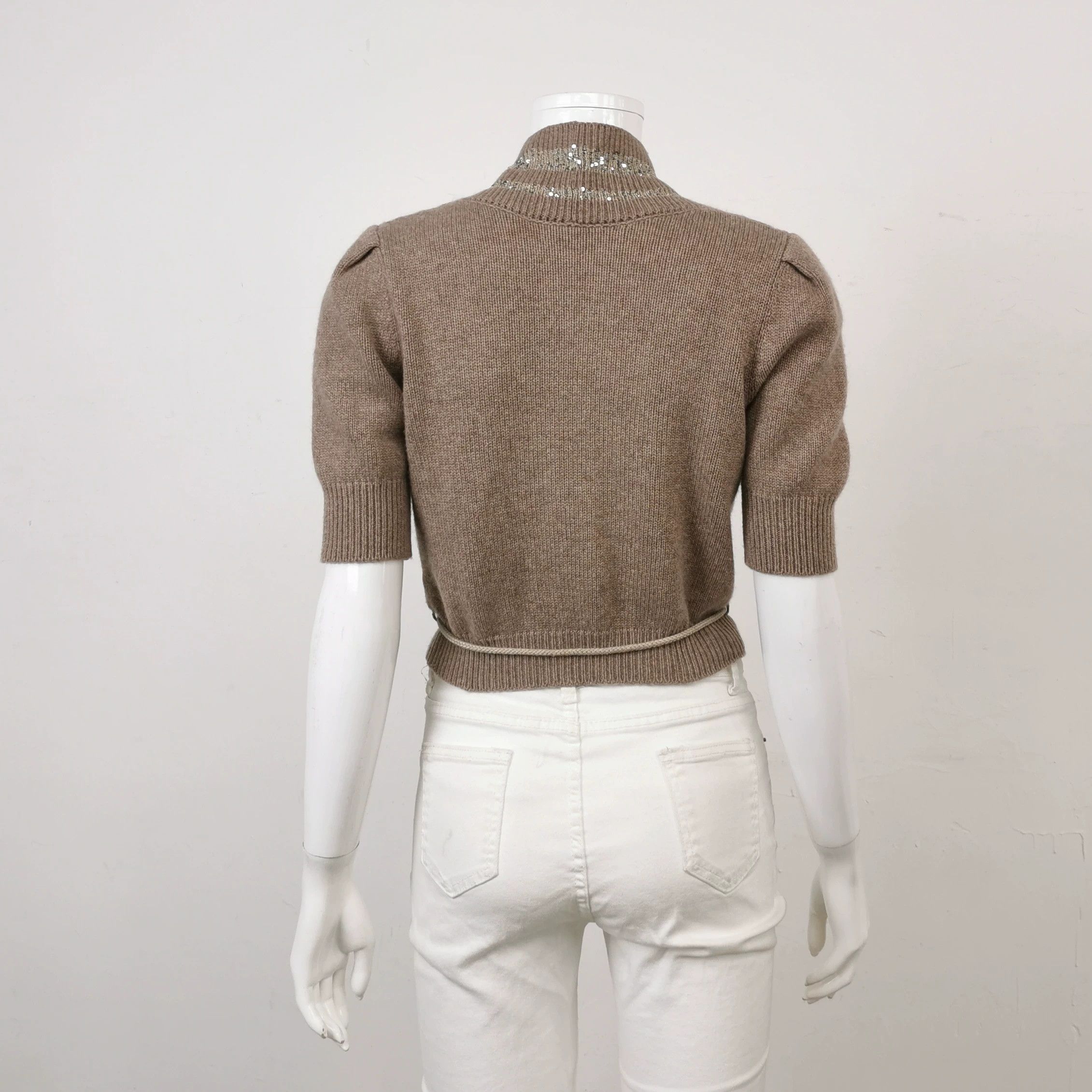 Brunello Cucinelli Brunello Cucinelli Silk Blend Colorblock Sweater Size M / US 6-8 / IT 42-44 - 2 Thumbnail