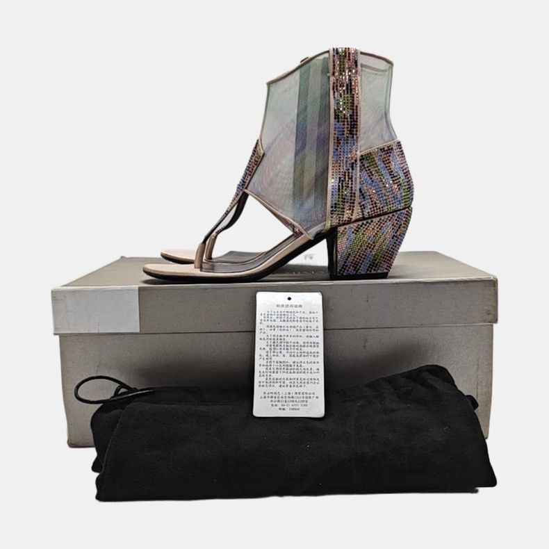 Giorgio Armani Giorgio Armani Women's Summer Heel Sandals Size US 5.5 / IT 35.5 - 5 Thumbnail