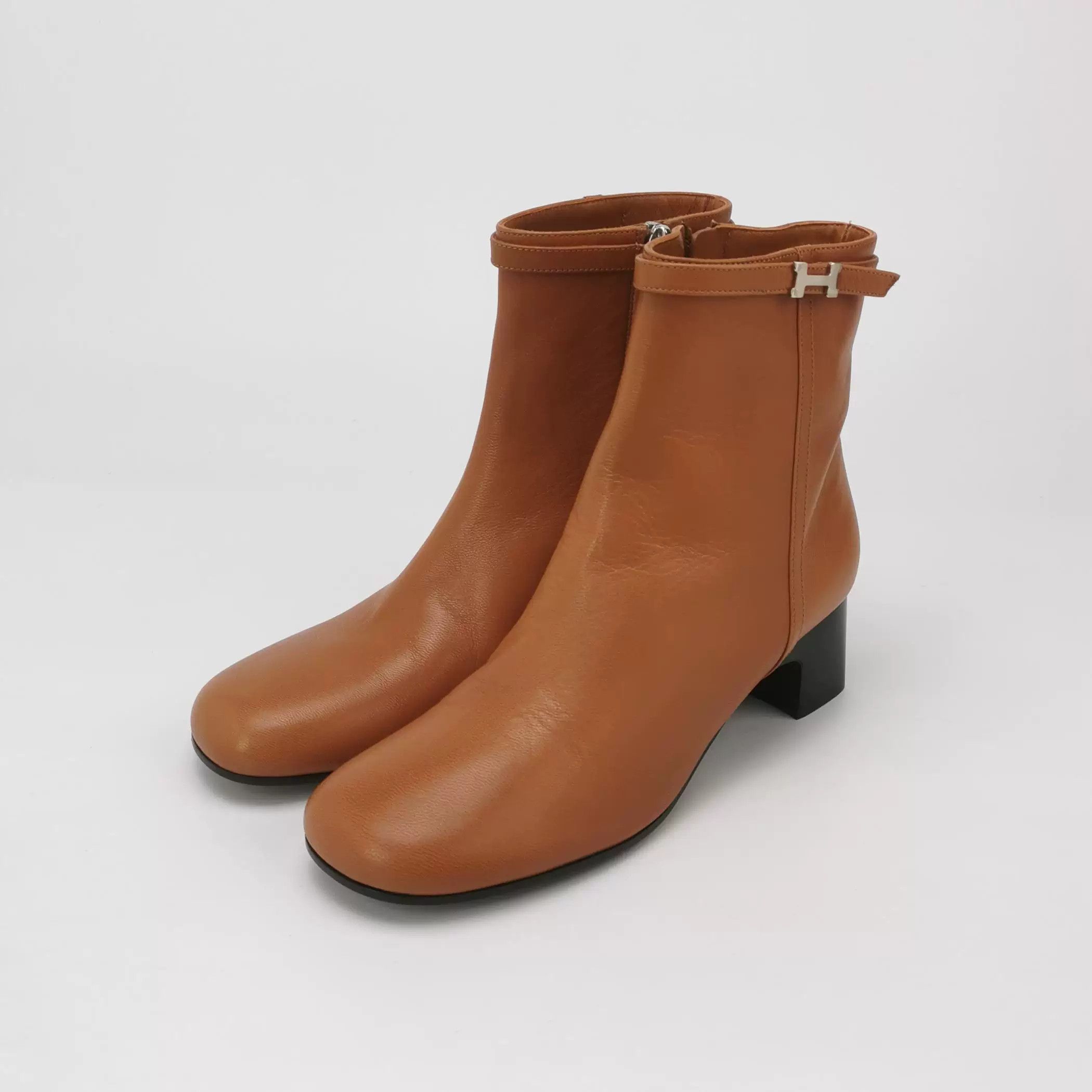 Hermes Hermes Imperial50 H Buckle Ankle Boots Size US 7 / IT 37 - 2 Thumbnail