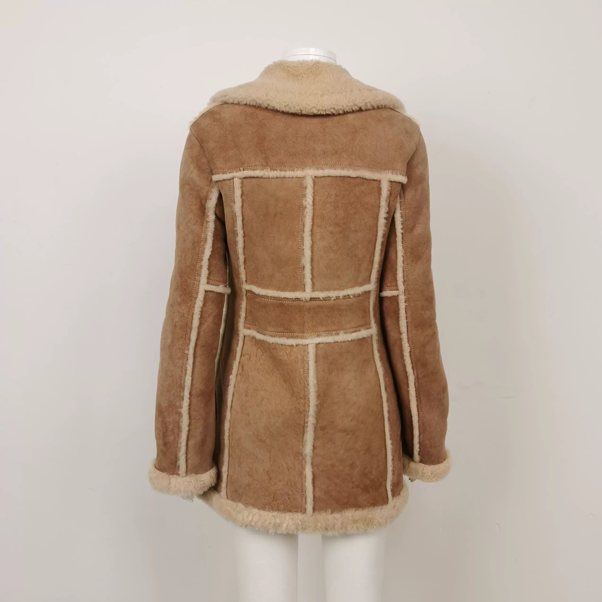 Coach Coach Sheepskin Single-Breasted Lapel Leather Jacket XS Size XS / US 0-2 / IT 36-38 - 2 Thumbnail