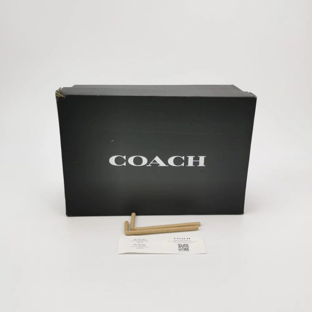 Coach Coach Leah Leather Canvas C-Buckle Platform Heels Size US 4.5 / IT 34.5 - 6 Thumbnail