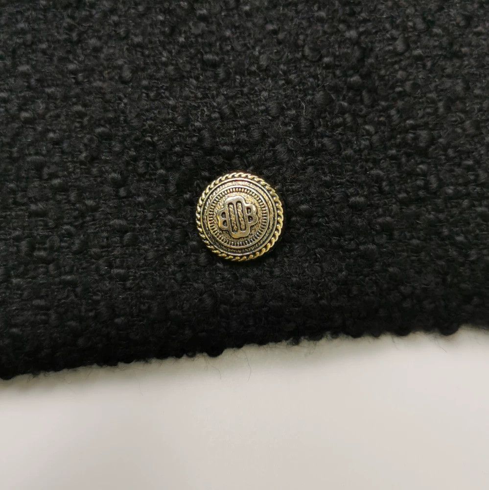 Maje Maje Wool-Cotton Blend Double-Breasted Coat Size S / US 4 / IT 40 - 3 Thumbnail