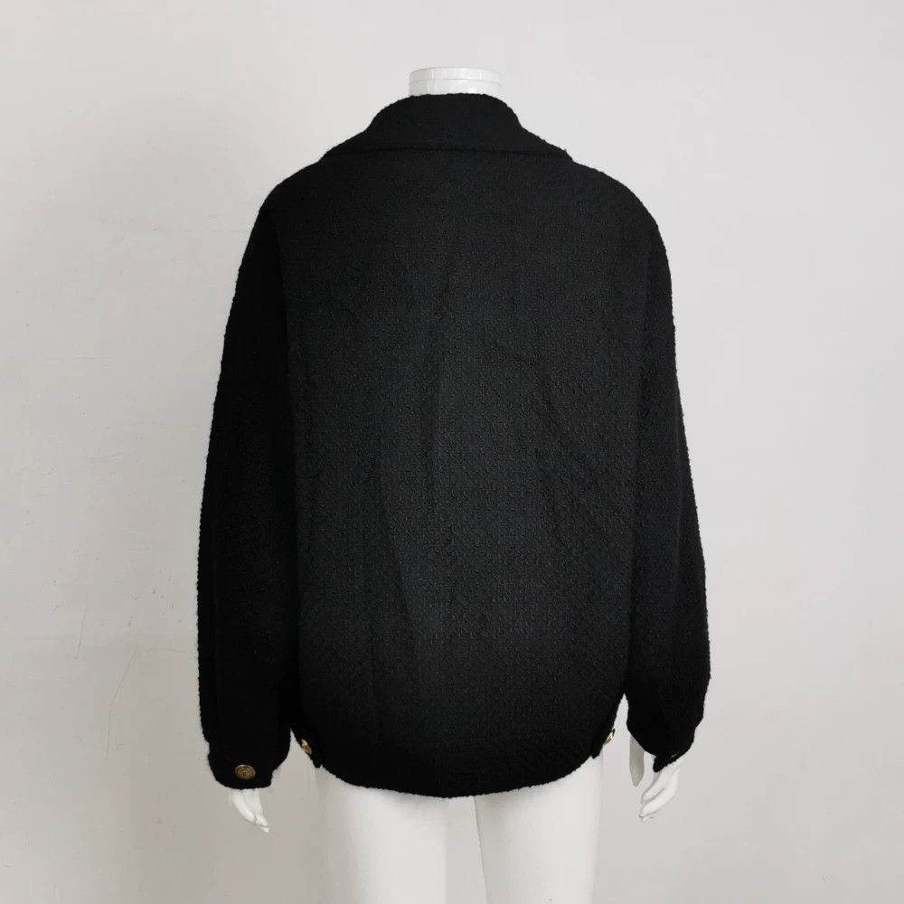 Maje Maje Wool-Cotton Blend Double-Breasted Coat Size S / US 4 / IT 40 - 2 Thumbnail