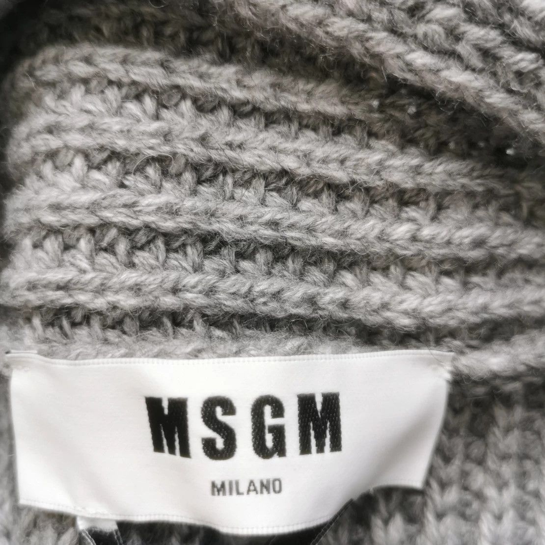MSGM MSGM Wool Alpaca Blend Solid Long Sleeve Sweater XS Size US XS / EU 42 / 0 - 5 Thumbnail