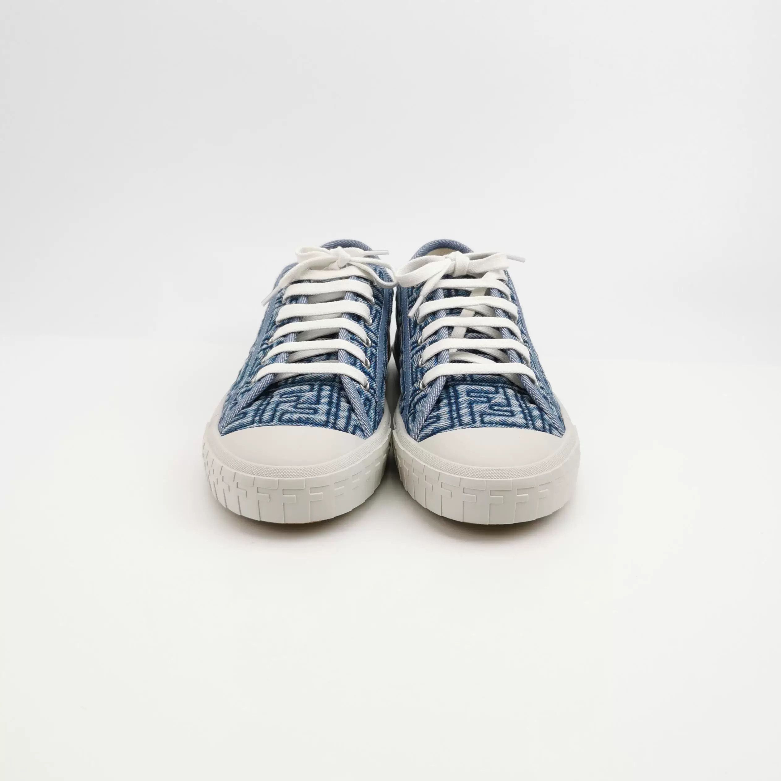 Fendi Fendi Domino FF Canvas Lace-Up Casual Shoes Size US 7 / EU 40 - 3 Thumbnail