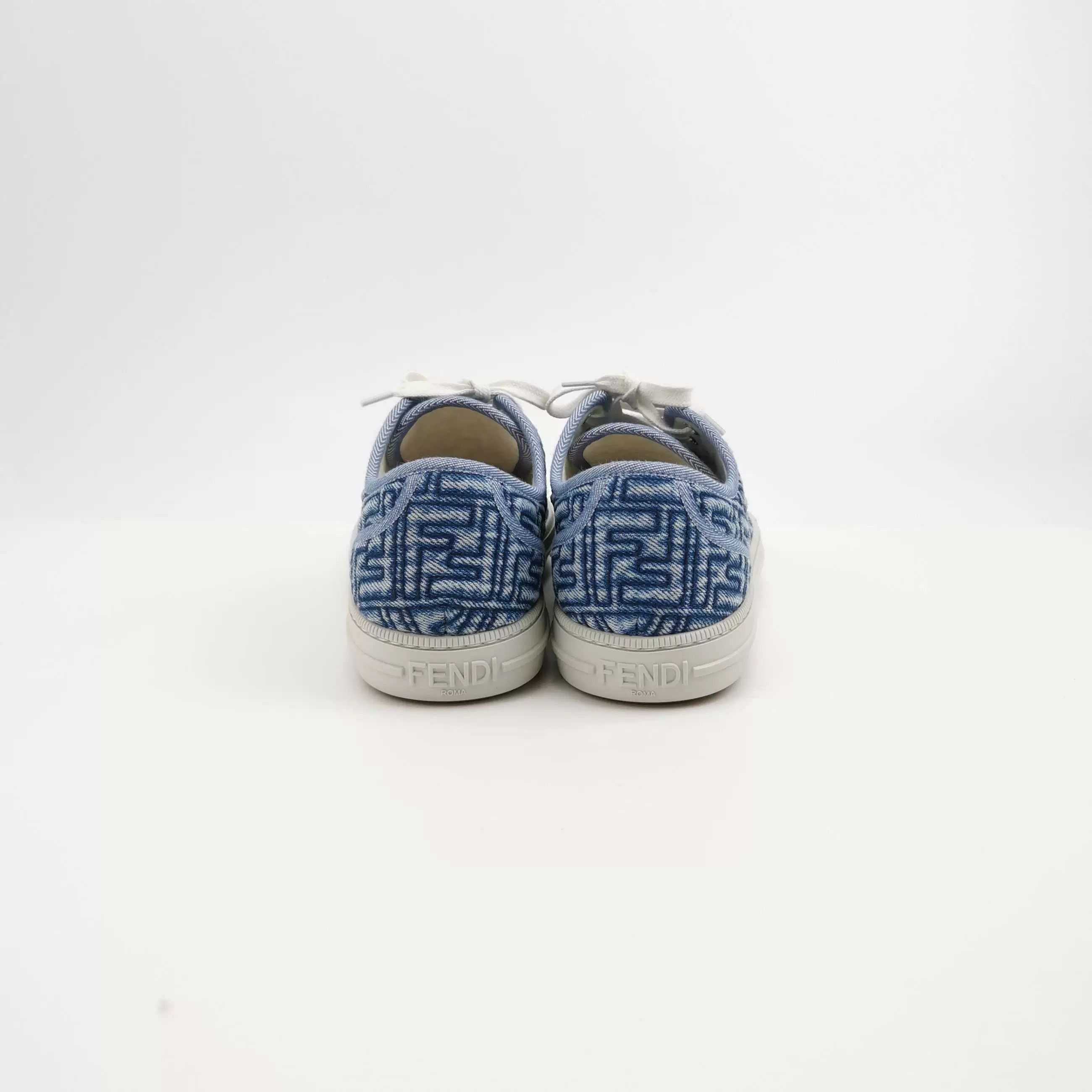 Fendi Fendi Domino FF Canvas Lace-Up Casual Shoes Size US 7 / EU 40 - 4 Thumbnail