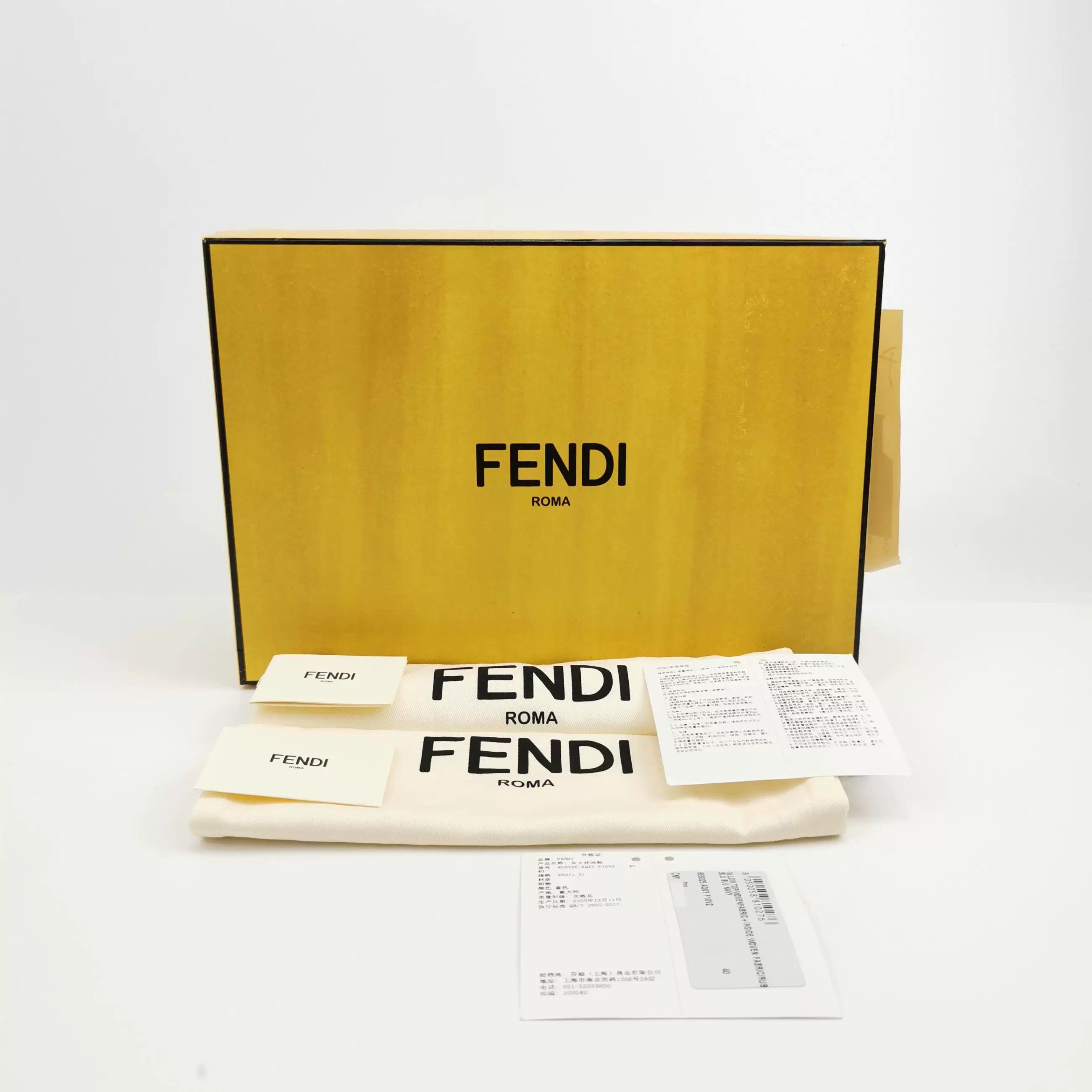 Fendi Fendi Domino FF Canvas Lace-Up Casual Shoes Size US 7 / EU 40 - 6 Thumbnail