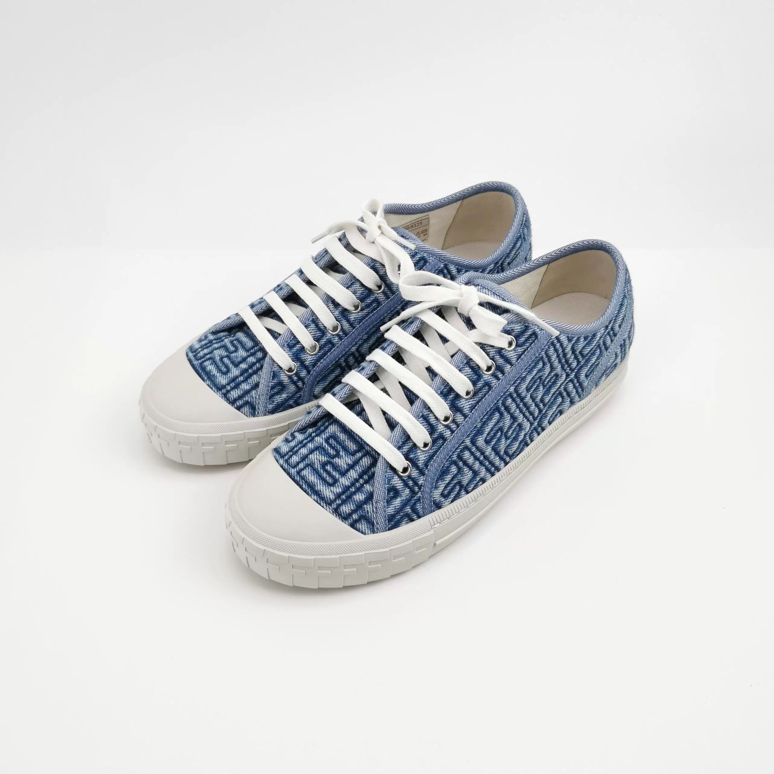 Fendi Fendi Domino FF Canvas Lace-Up Casual Shoes Size US 7 / EU 40 - 2 Thumbnail