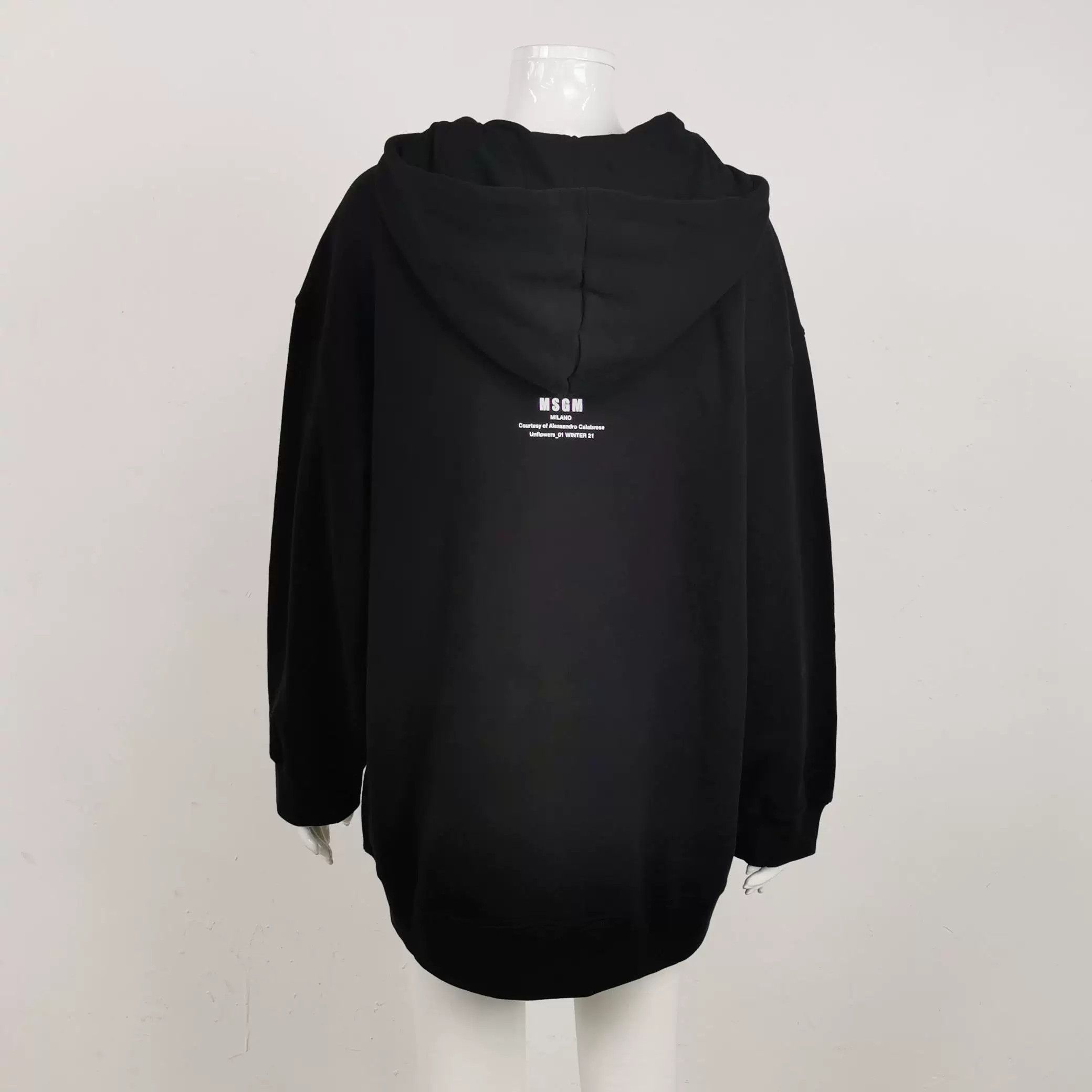 MSGM MSGM Cotton Logo Hoodie S Size Size US M / EU 48-50 / 2 - 2 Thumbnail