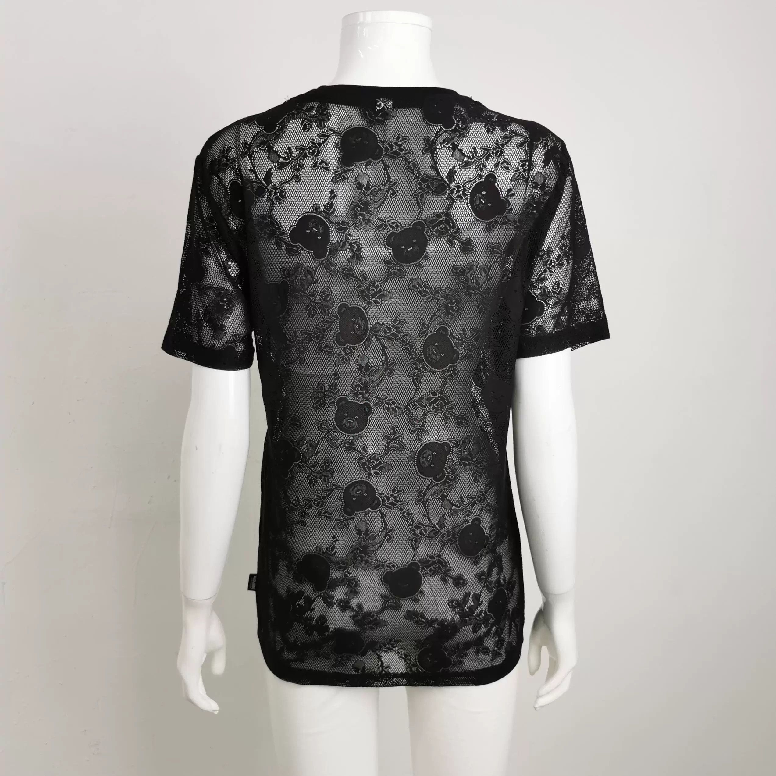 Moschino Moschino Bear Pattern Crew Neck Top Size XS / US 0-2 / IT 36-38 - 2 Thumbnail