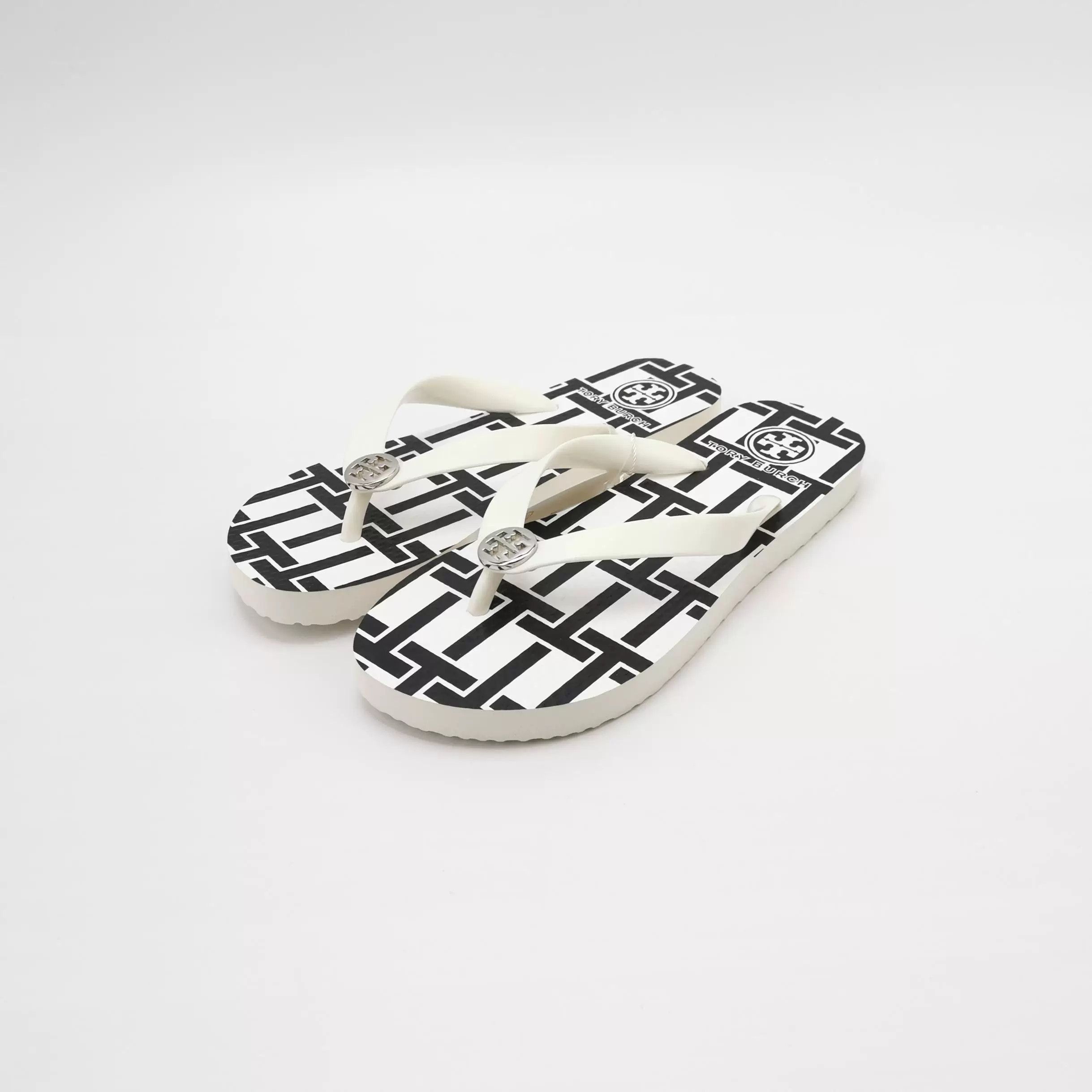 Tory Burch Tory Burch Double T Logo Thong Sandals Size US 4.5 / IT 34.5 - 2 Thumbnail