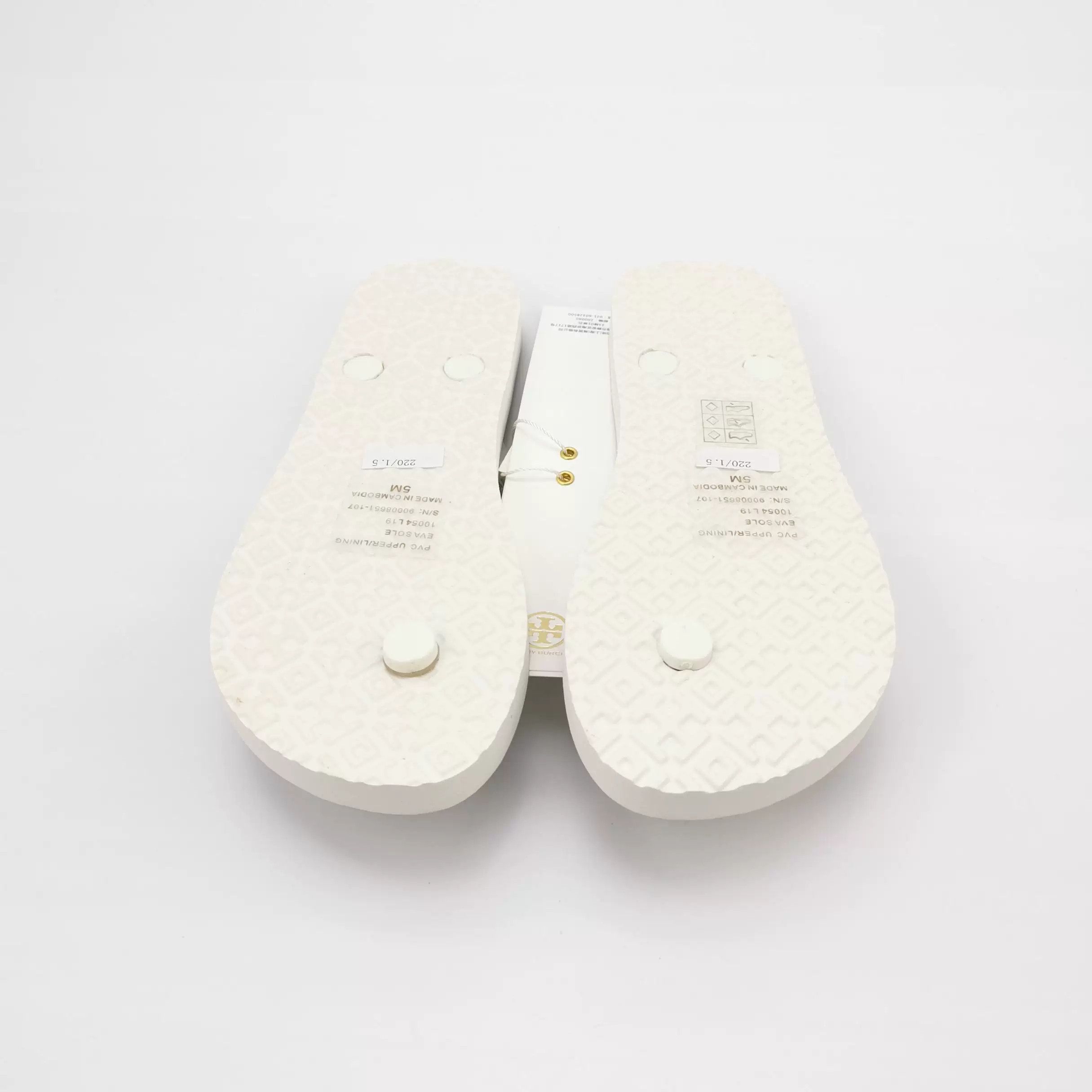 Tory Burch Tory Burch Double T Logo Thong Sandals Size US 4.5 / IT 34.5 - 5 Thumbnail