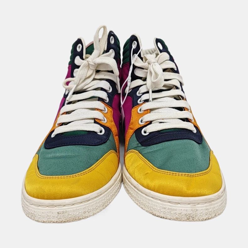 Gucci Gucci Women's Multi-Color High-Top Fabric Sneakers Size US 6.5 / IT 36.5 - 2 Thumbnail