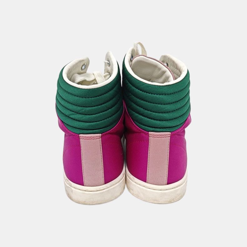 Gucci Gucci Women's Multi-Color High-Top Fabric Sneakers Size US 6.5 / IT 36.5 - 3 Thumbnail