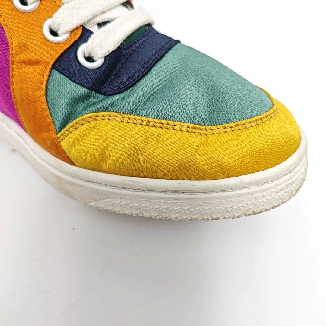 Gucci Gucci Women's Multi-Color High-Top Fabric Sneakers Size US 6.5 / IT 36.5 - 7 Thumbnail