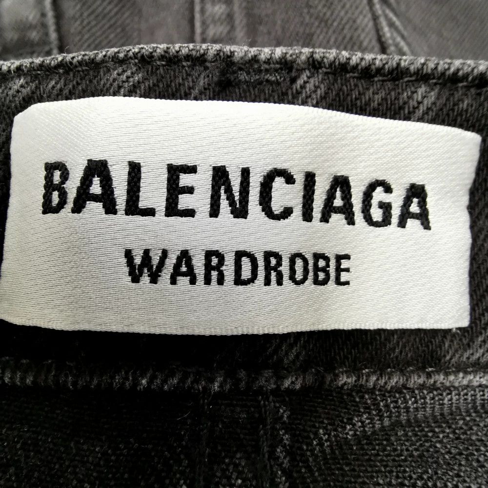 Balenciaga Balenciaga Cotton Logo Skirt Size 36" / US 14 / IT 50 - 5 Thumbnail