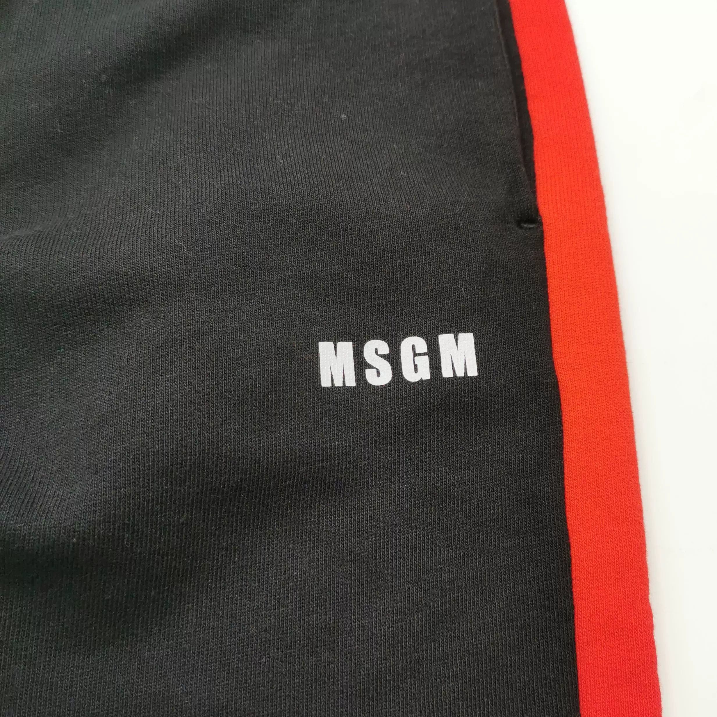 MSGM MSGM Cotton Color Block Stripe Logo Pants Size US 26 / EU 42 - 3 Thumbnail