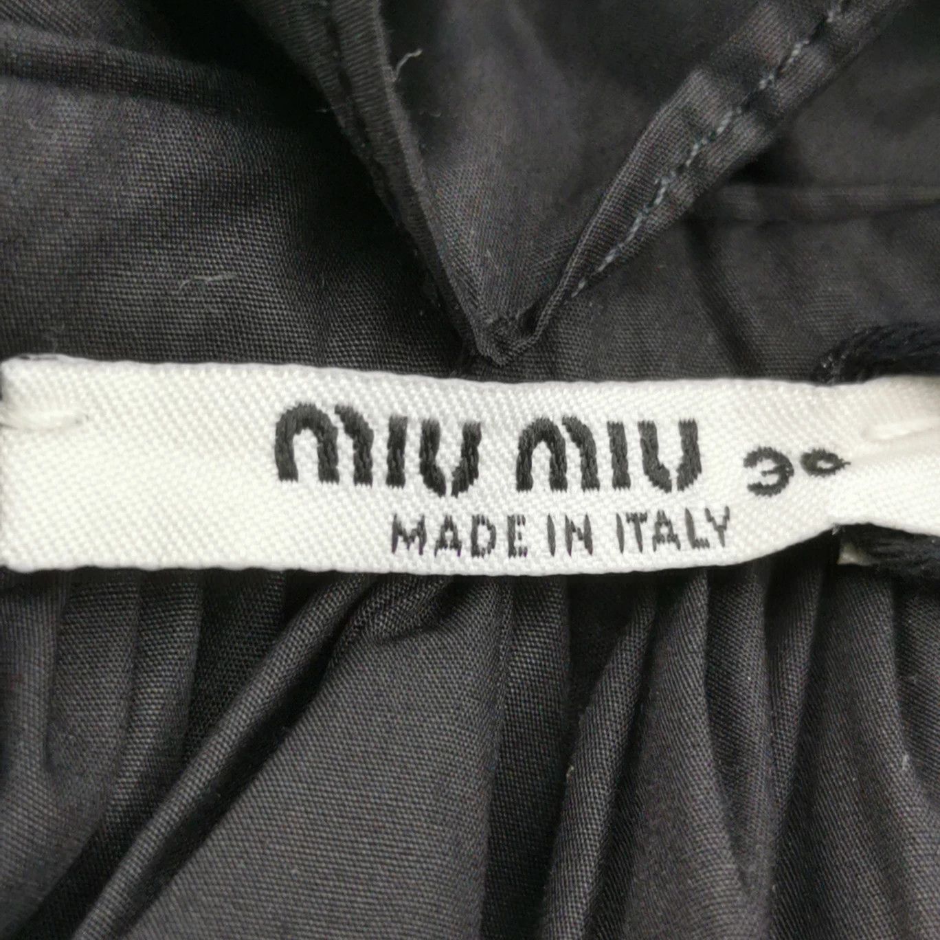 Miu Miu Miu Miu Cotton Solid Skirt 36 Size 36" / US 14 / IT 50 - 4 Thumbnail