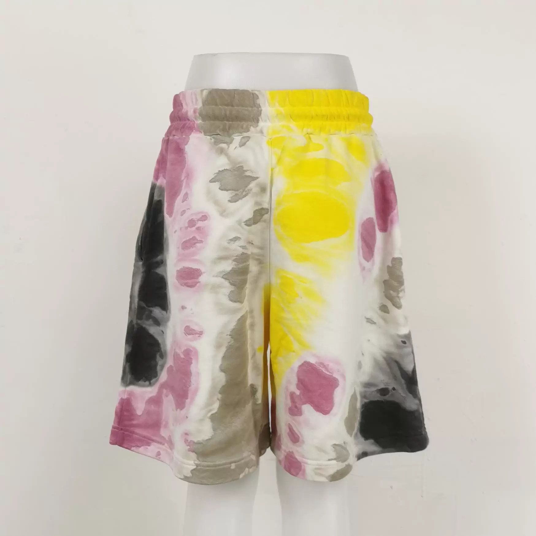 MSGM MSGM Cotton Colorblock Logo Shorts S Size 27" / US 4 / IT 40 - 2 Thumbnail