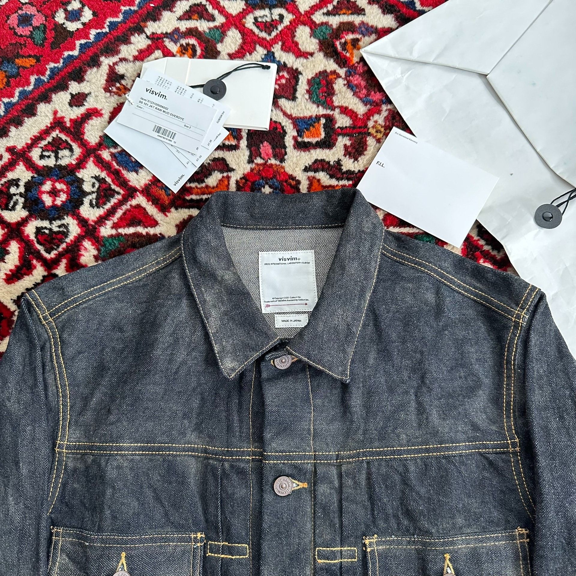 Visvim visvim 23AW 101 MUD Dyed Denim Jacket Size US M / EU 48-50 / 2 - 5 Thumbnail