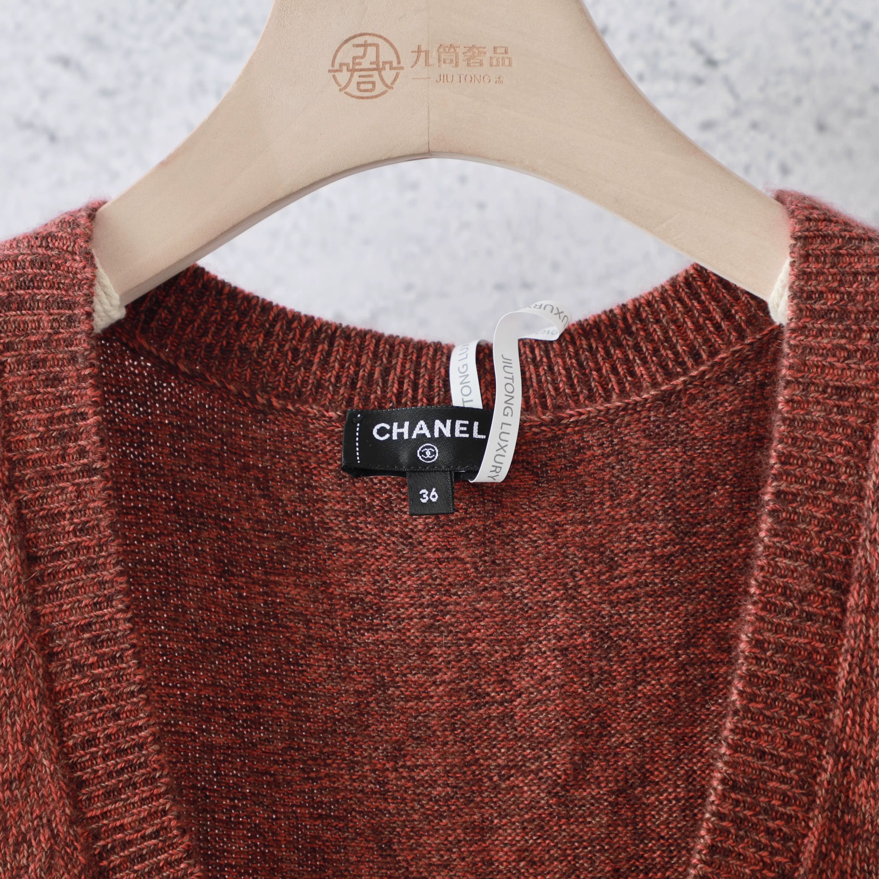 Chanel CHANEL Cashmere Women's Sweater Size XS / US 0-2 / IT 36-38 - 2 Thumbnail