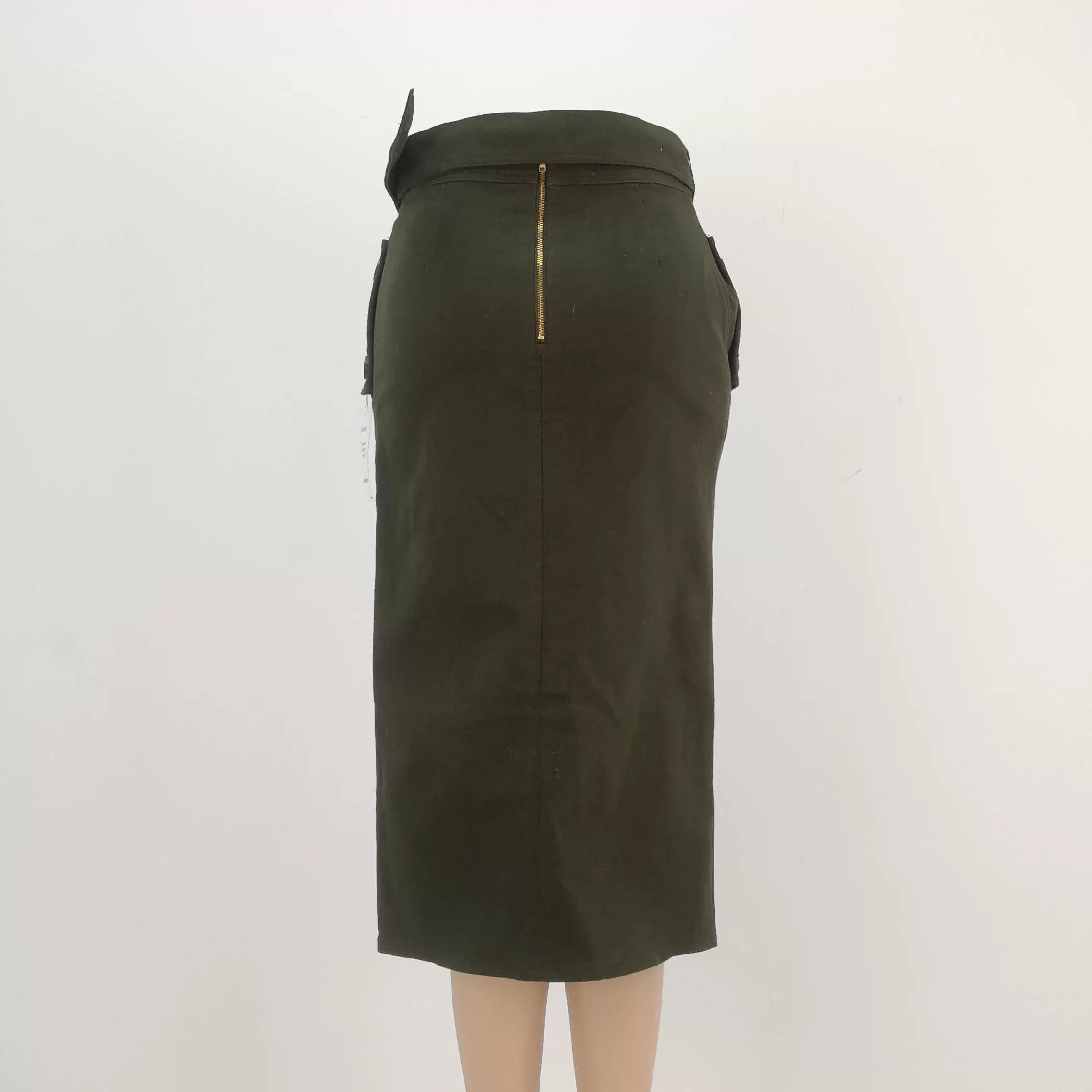 Self-Portrait SELF-PORTRAIT Cotton Button A-Line Skirt Size 25" / US 0 / IT 36 - 3 Thumbnail