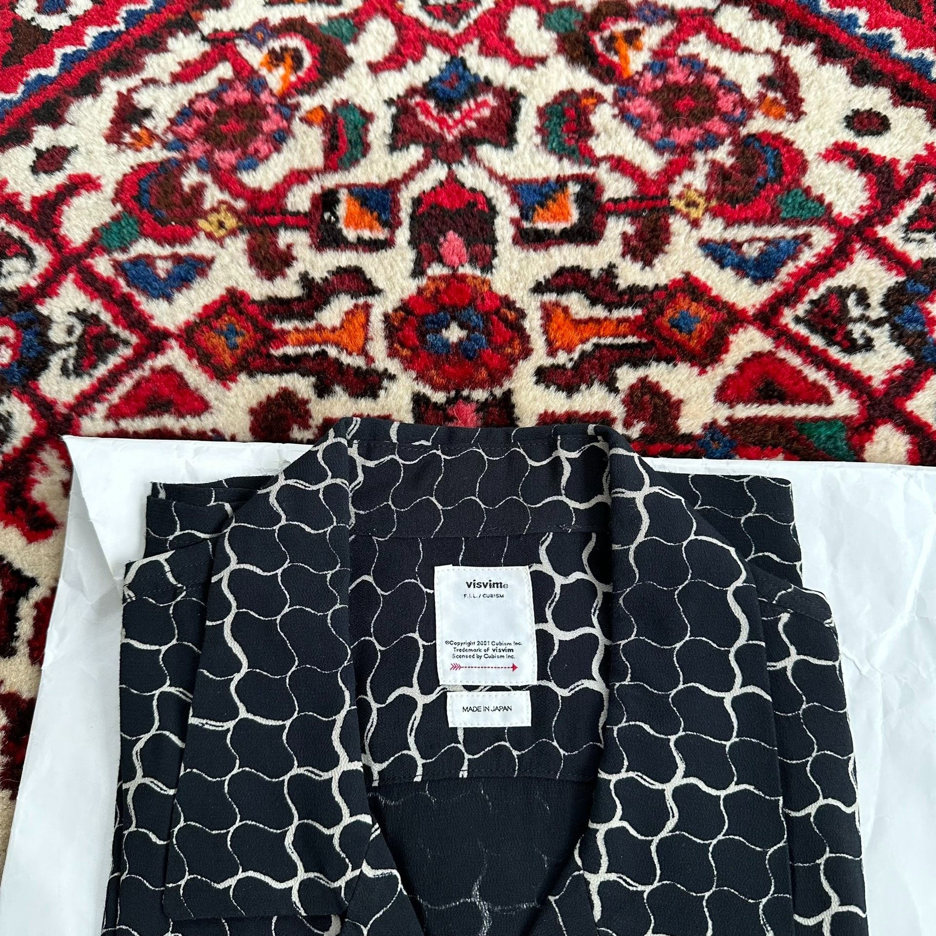Visvim Visvim 20SS Free Edge Snake Print Shirt Size US S / EU 44-46 / 1 - 4 Thumbnail