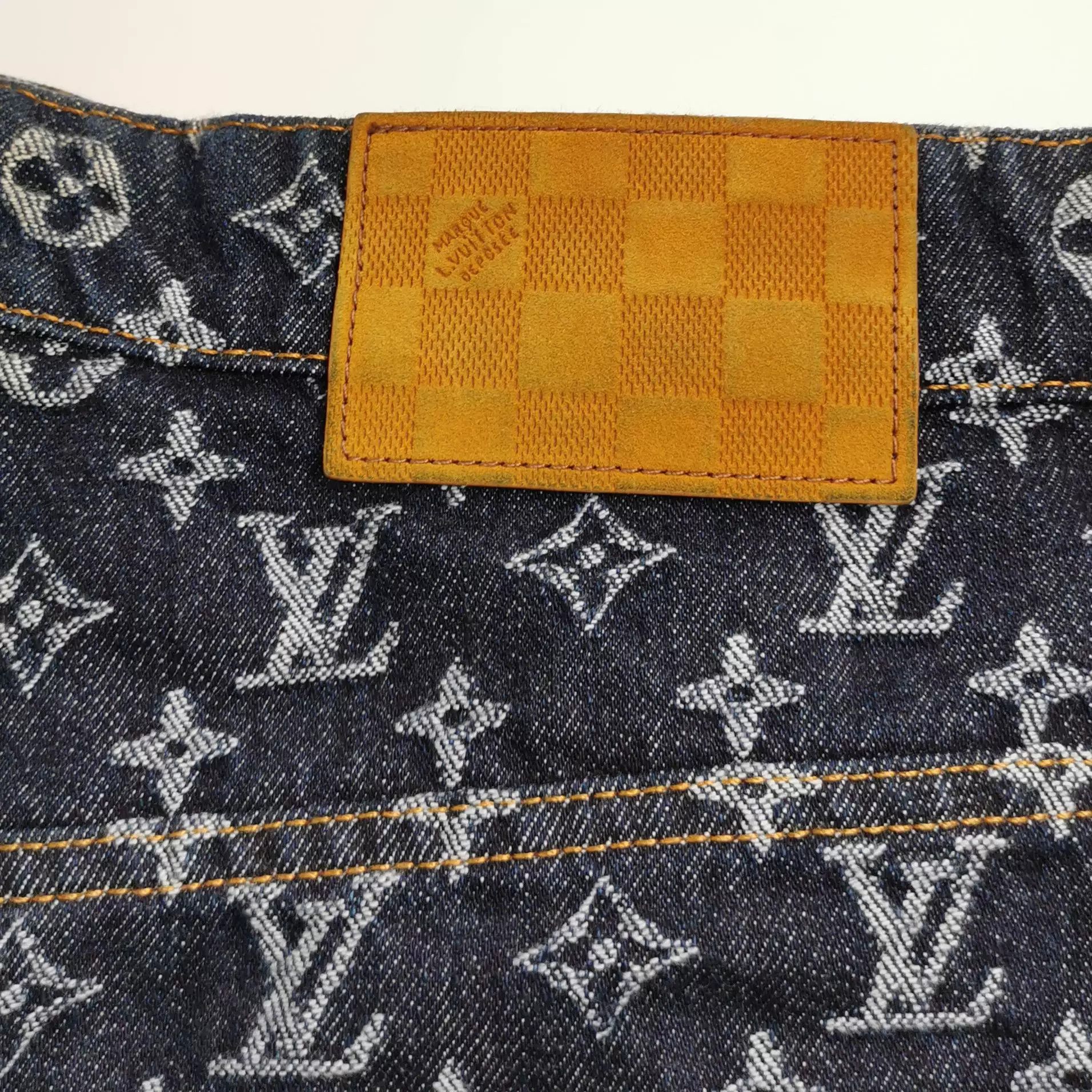 Louis Vuitton Louis Vuitton Cotton Monogram Print Button Pants 30 Size US 30 / EU 46 - 3 Thumbnail