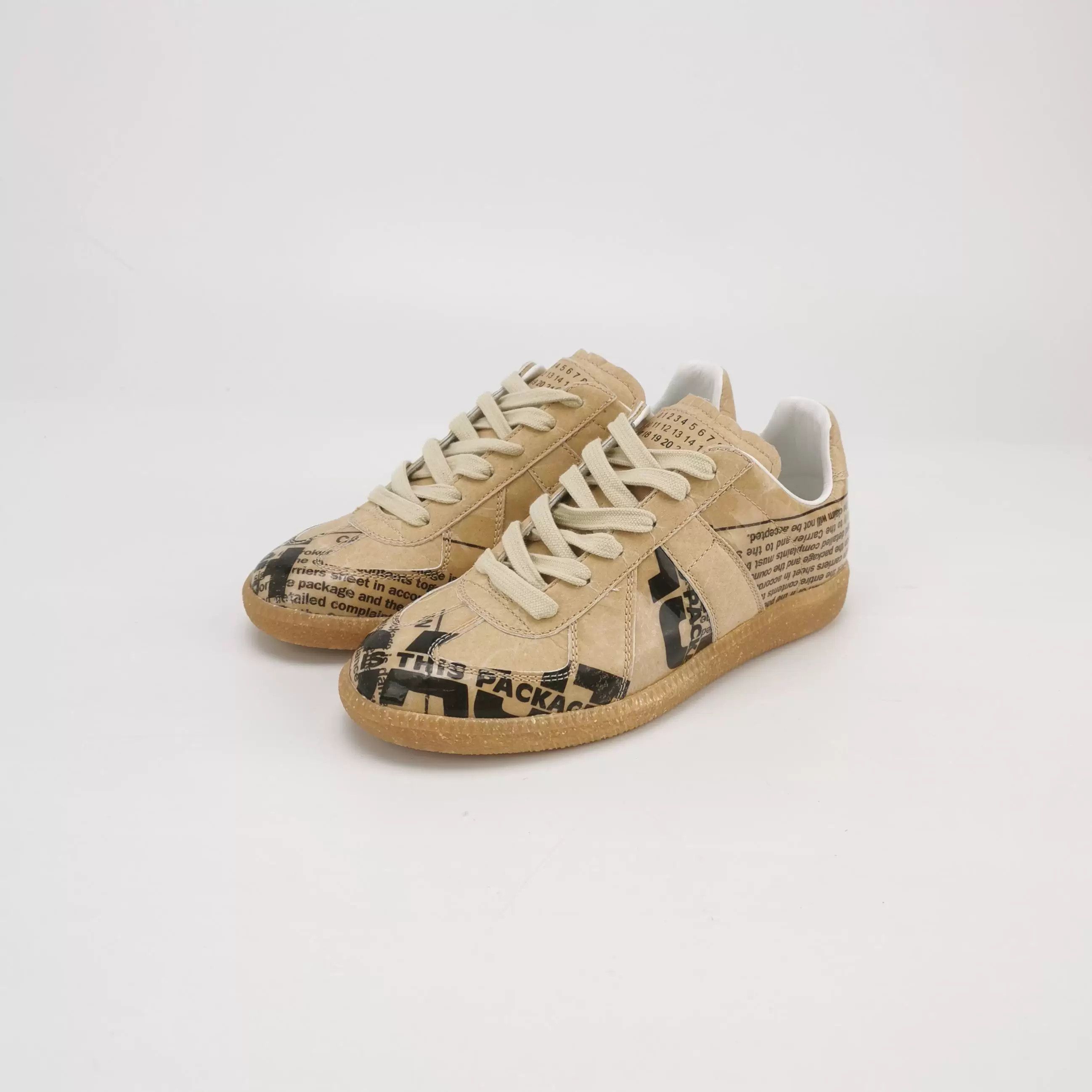 Maison Margiela MaisonMargiela Color-Block Letter Logo Round-Toe Lace-Up Casual Shoes Size US 4 / IT 34 - 2 Thumbnail