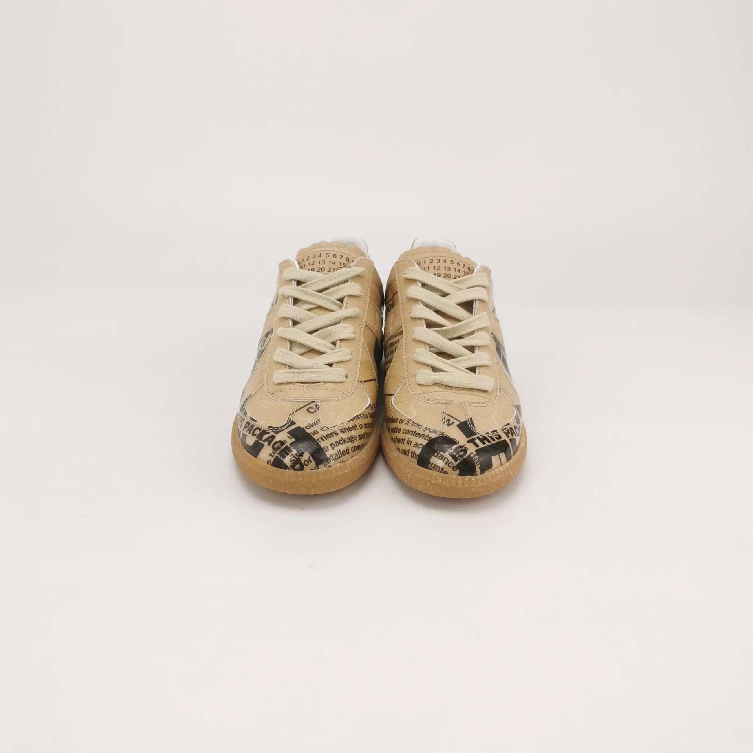 Maison Margiela MaisonMargiela Color-Block Letter Logo Round-Toe Lace-Up Casual Shoes Size US 4 / IT 34 - 3 Thumbnail