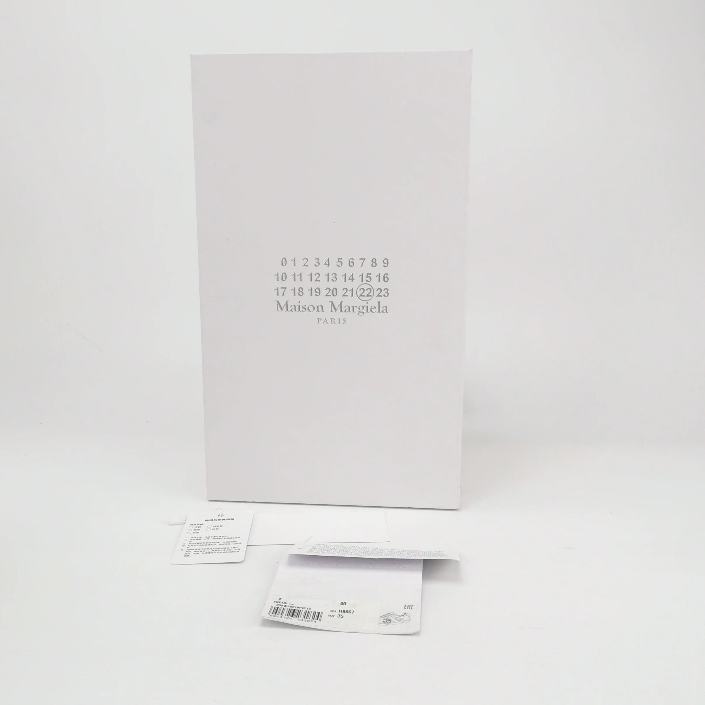 Maison Margiela MaisonMargiela Color-Block Letter Logo Round-Toe Lace-Up Casual Shoes Size US 4 / IT 34 - 6 Thumbnail