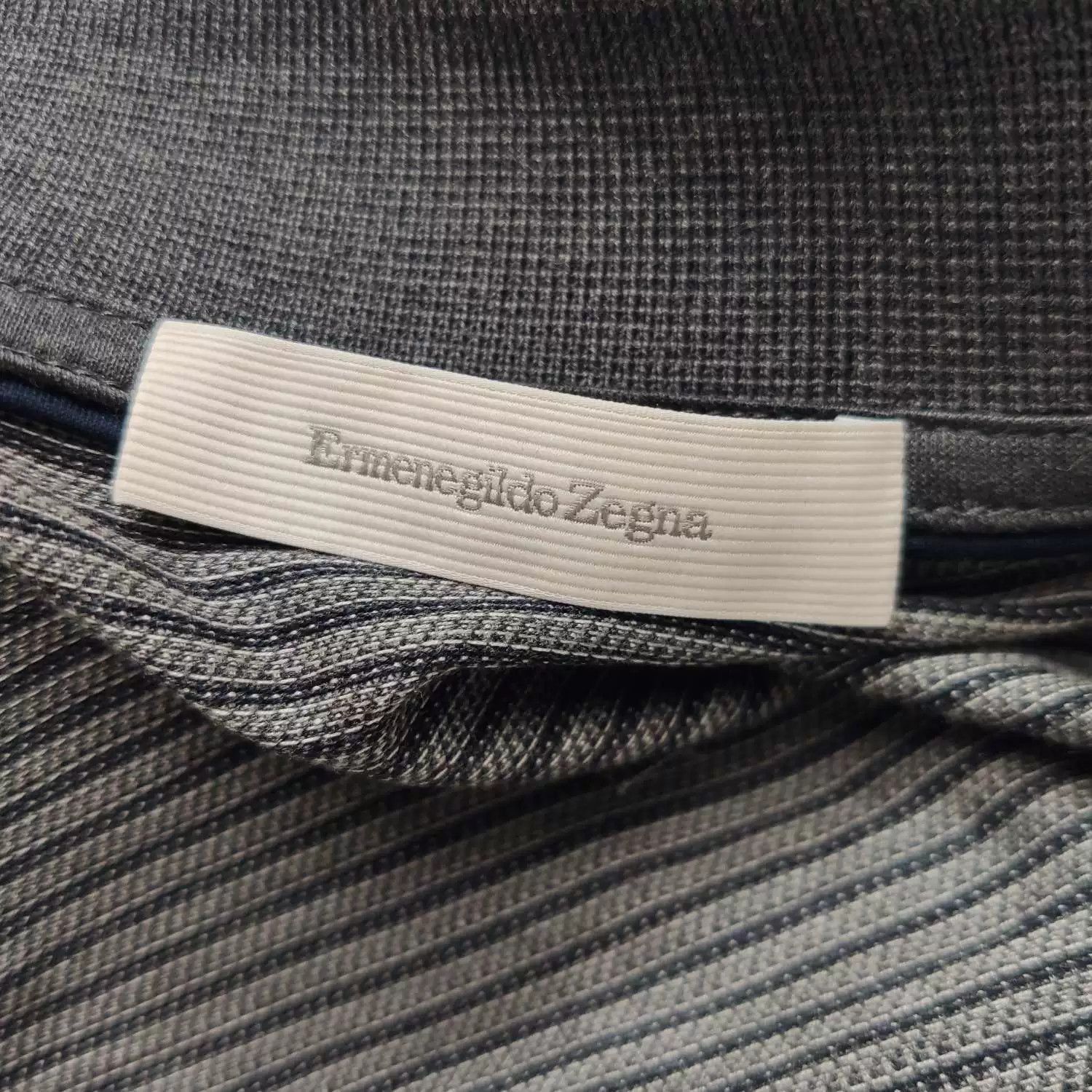Ermenegildo Zegna Ermenegildo Zegna Cotton Lapel Short-Sleeve T-Shirt Size US XXL / EU 58 / 5 - 4 Thumbnail
