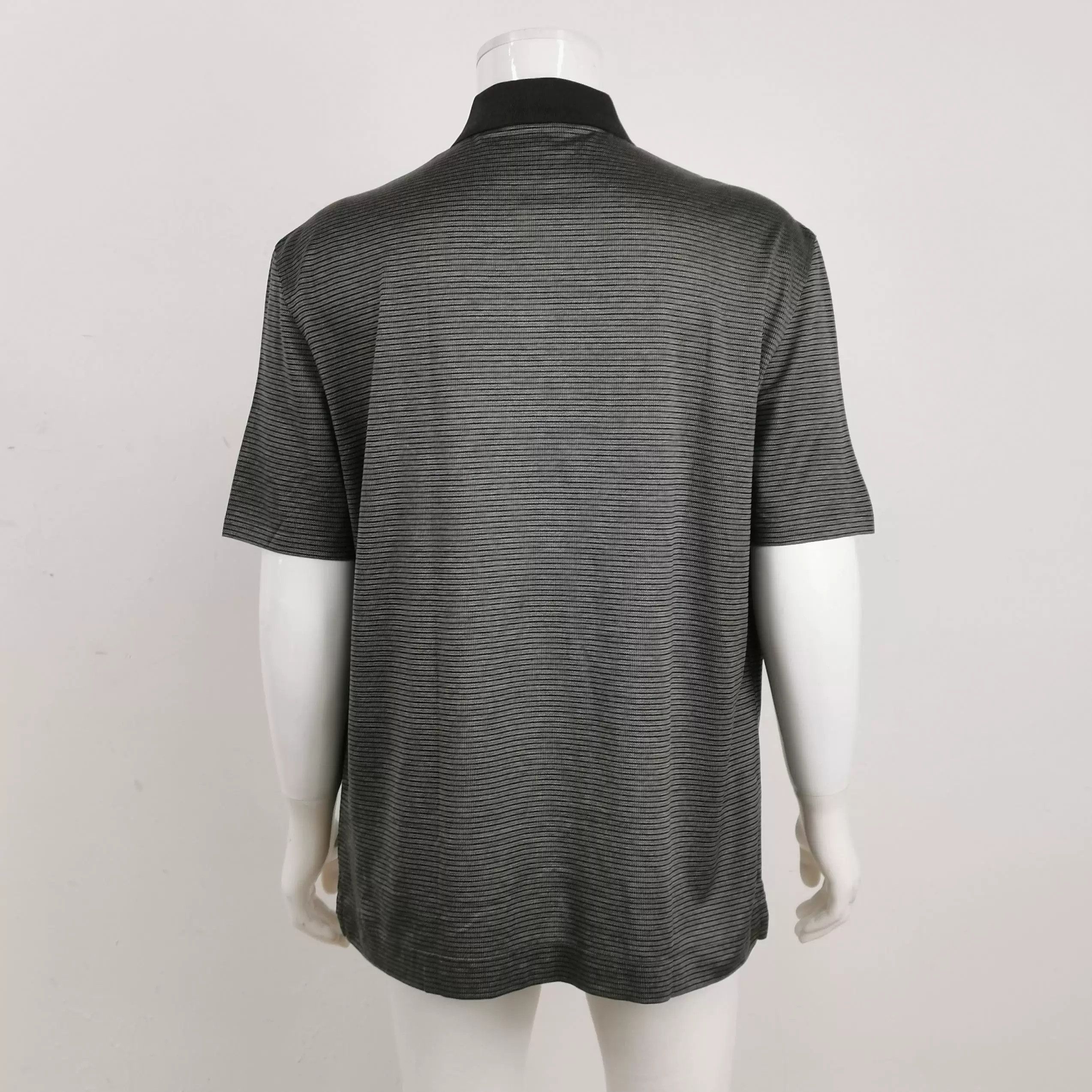 Ermenegildo Zegna Ermenegildo Zegna Cotton Lapel Short-Sleeve T-Shirt Size US XXL / EU 58 / 5 - 2 Thumbnail