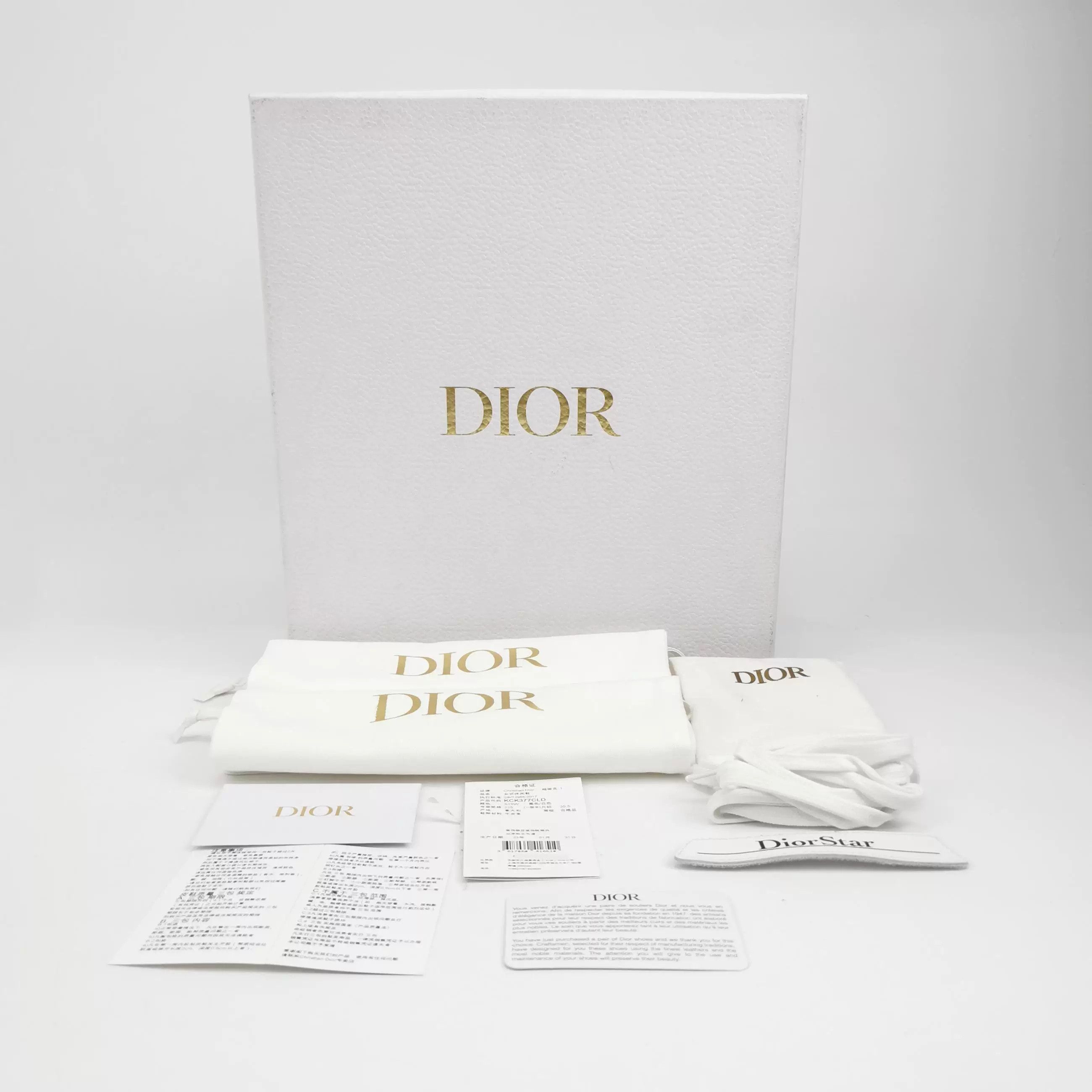 Dior Dior Star CD Logo Round-Toe Casual Shoes Size US 4.5 / IT 34.5 - 6 Thumbnail