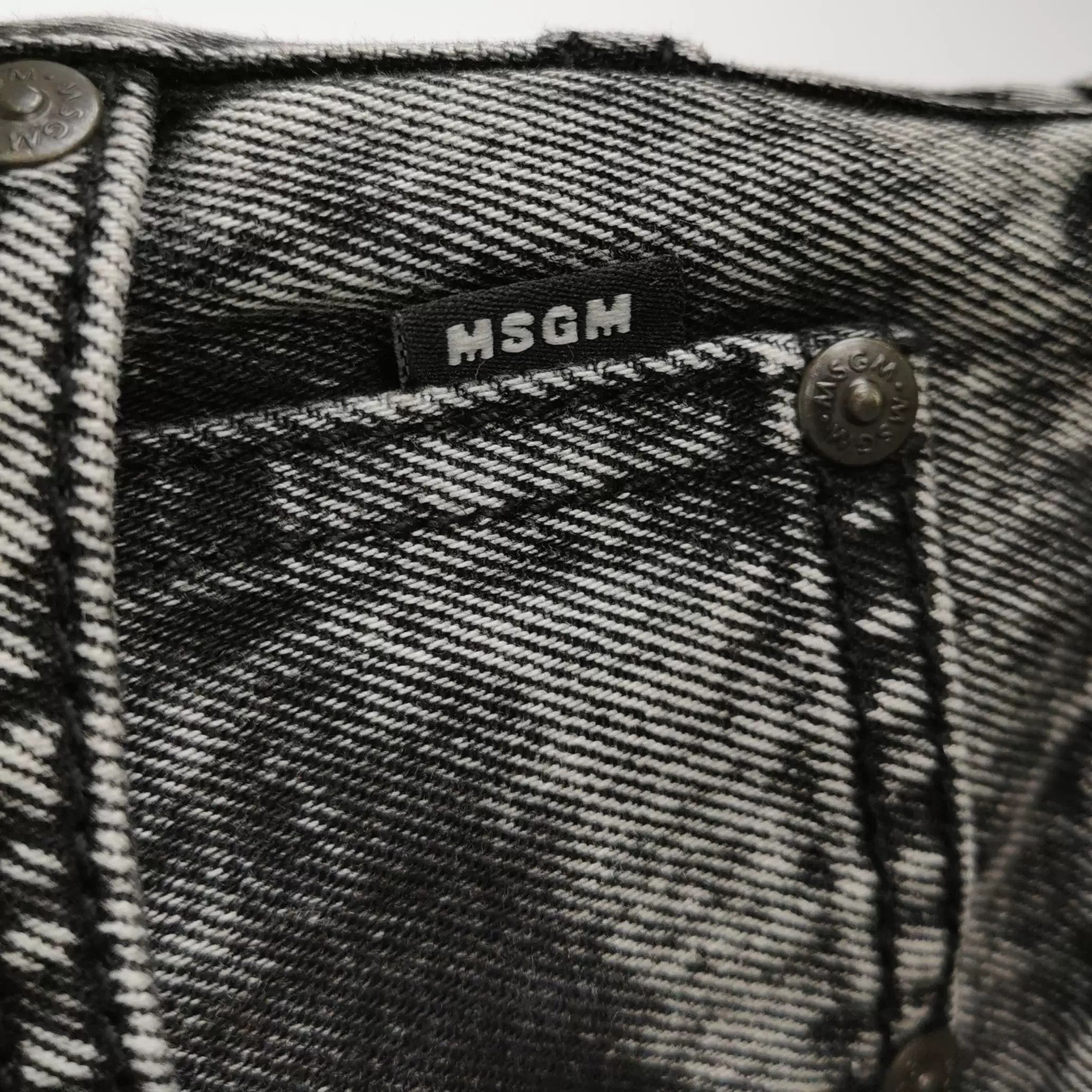 MSGM MSGM Cotton Denim Pants Size 44 Size US 28 / EU 44 - 3 Thumbnail