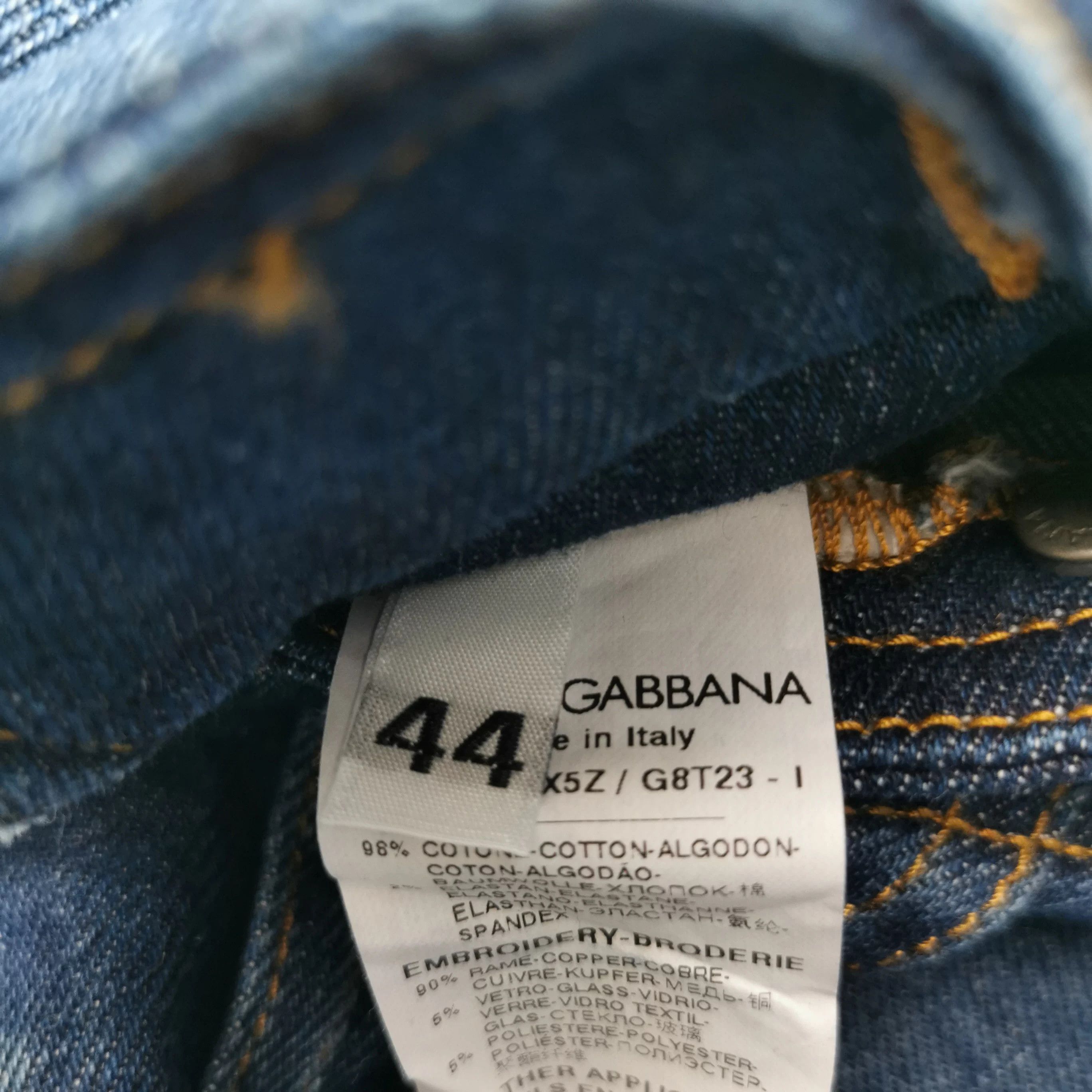 Dolce & Gabbana Dolce&Gabbana Cotton Bee Embroidery Shirt XS Size US XS / EU 42 / 0 - 6 Thumbnail
